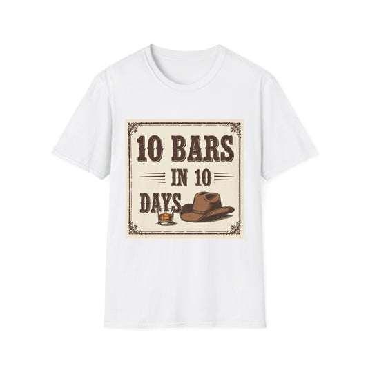 10 bars In 10 Days Western Boho, Unisex T-Shirt,