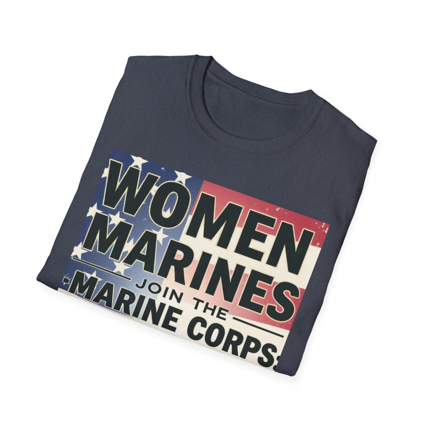 Women Marines Because We Like It Hard, Unisex T-Shirt,