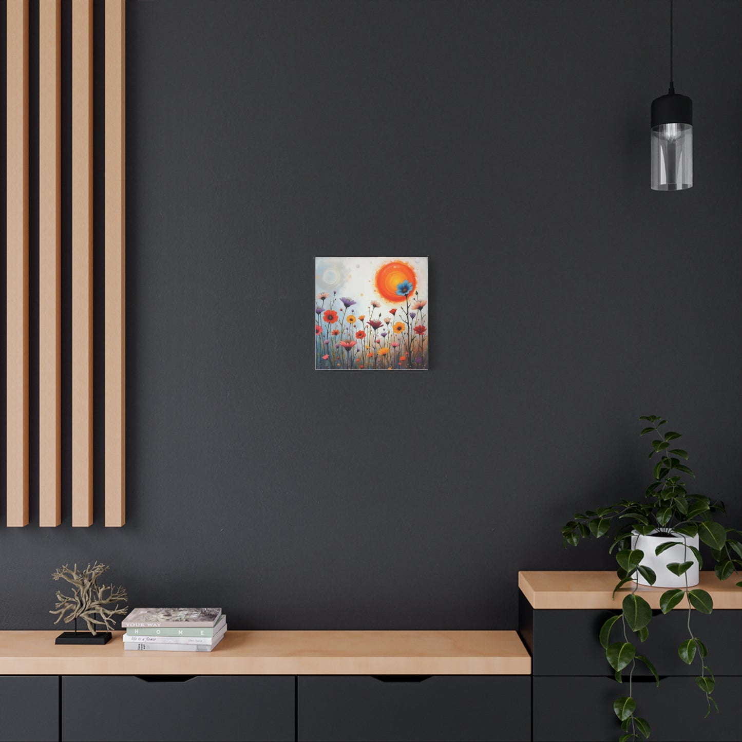 Flowers in the Sun Abstract Art