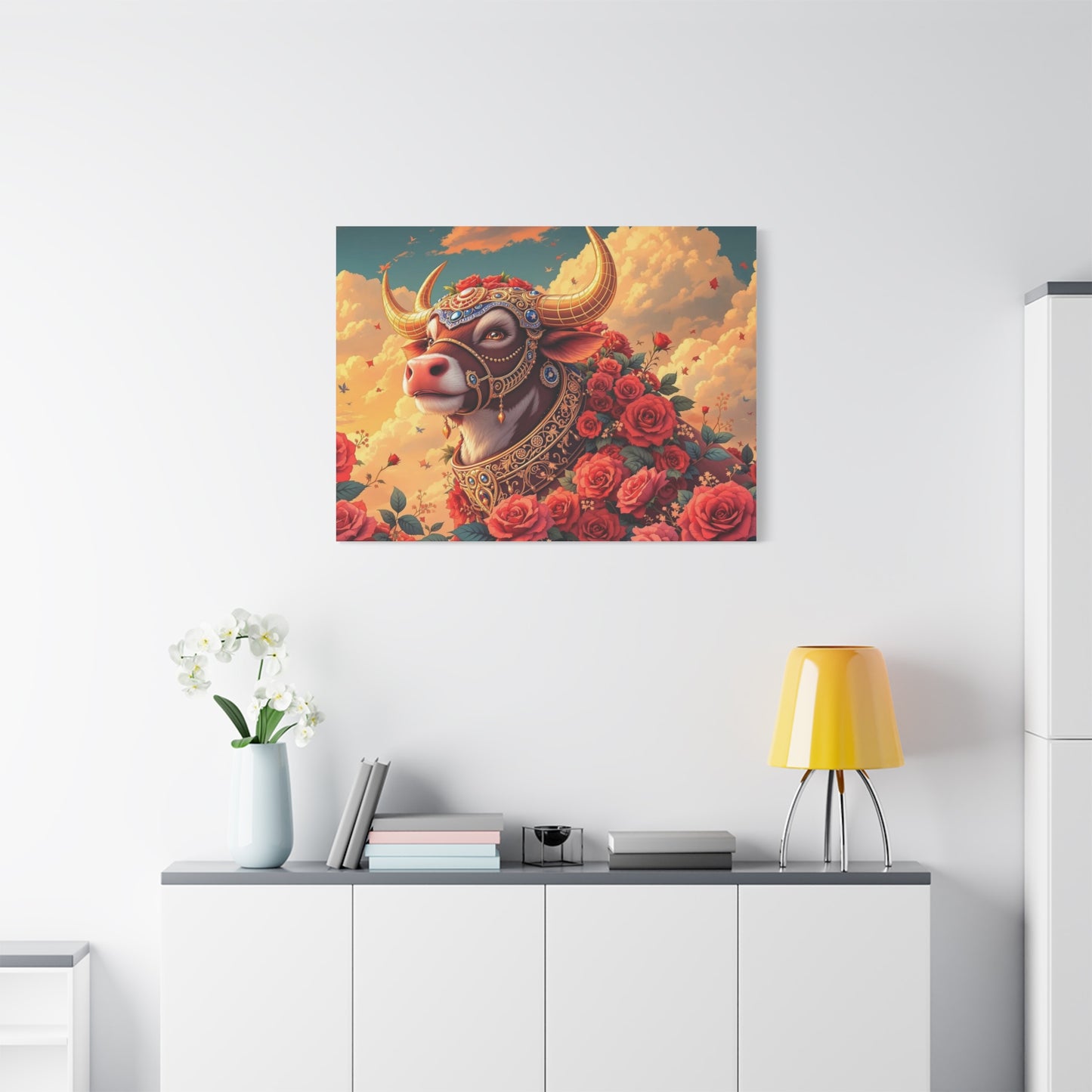 Canvas Print - Ruby the Magnificent Cow Picture