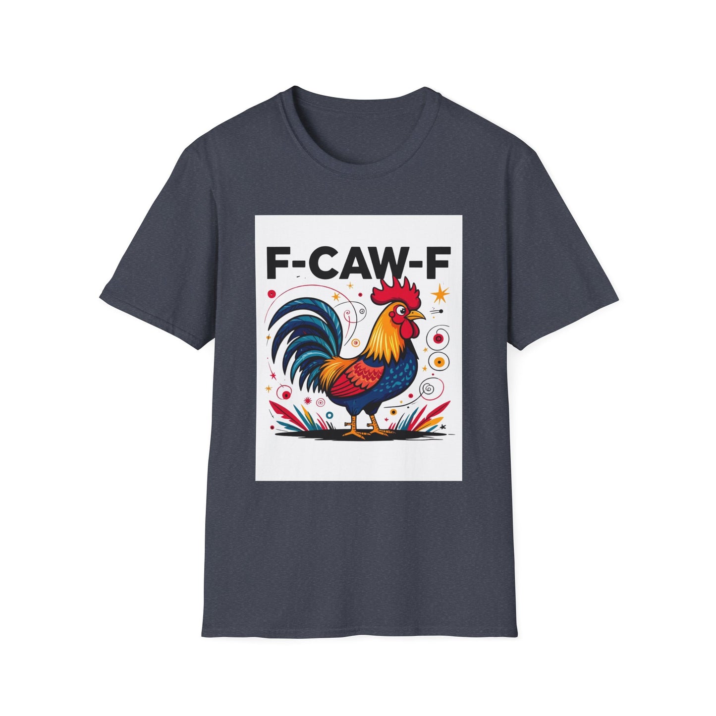 F-CAW-F Rooster Western Boho, Unisex T-Shirt,