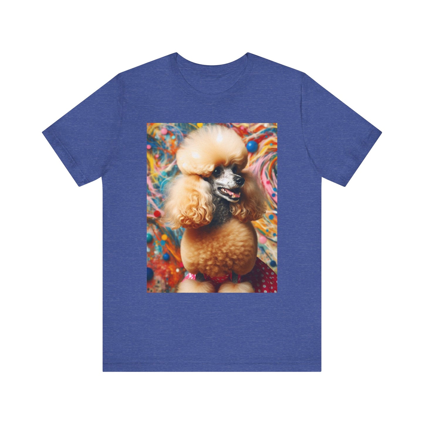 Retro Colorful Poodle Tee - Unisex Shirt