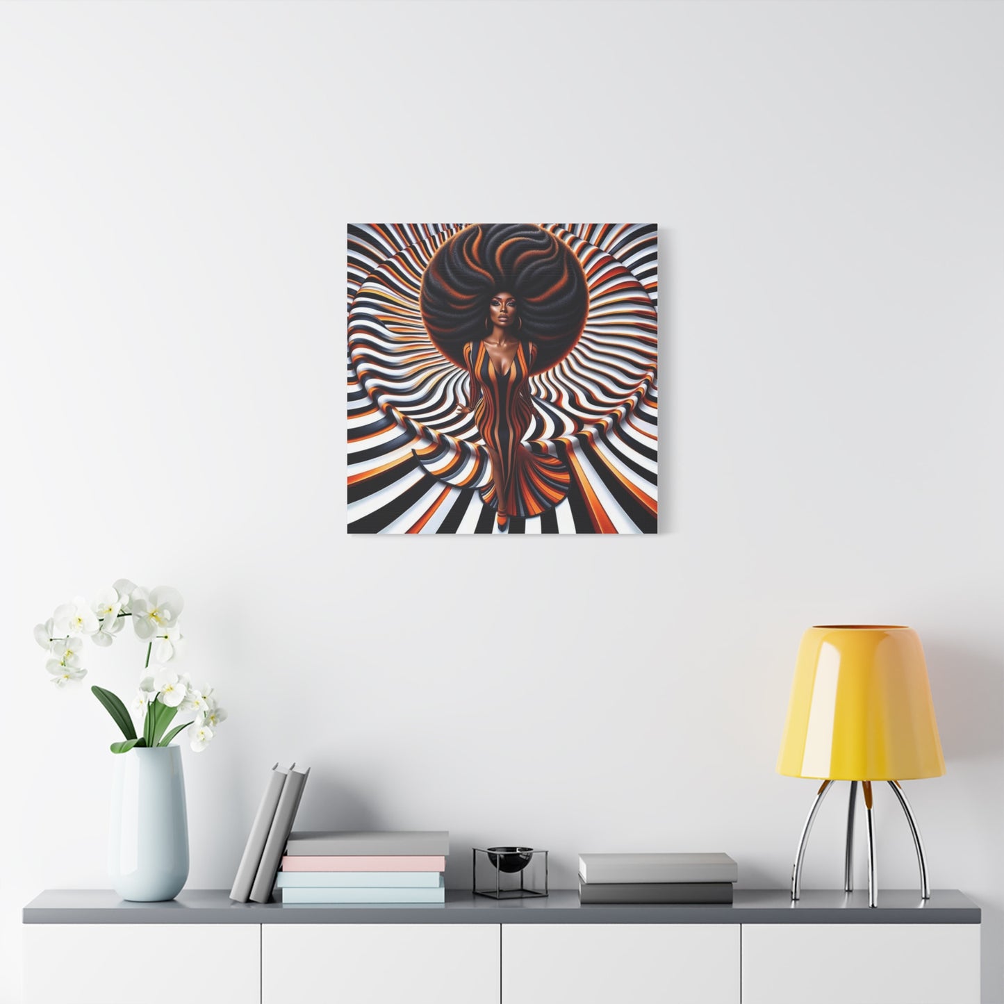 Beautiful Black Woman Canvas Art