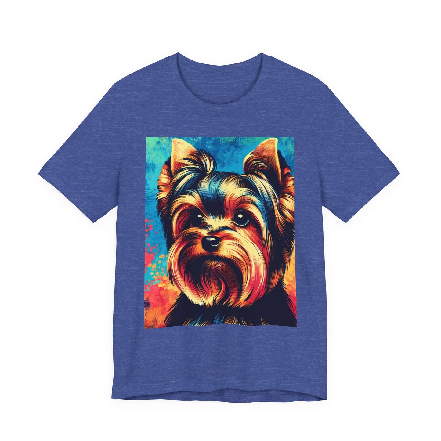 Retro Colorful Yorkie Tee - Unisex Shirt