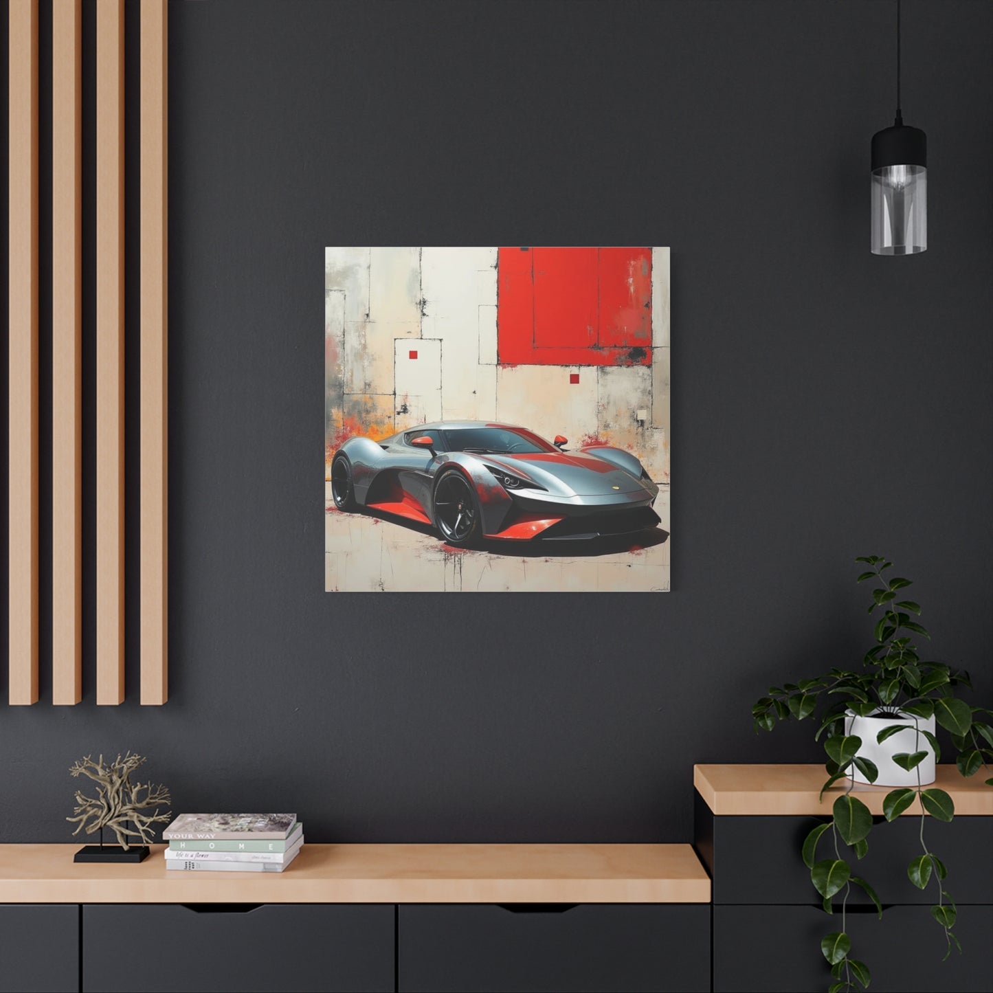 Sports Car Abstract Art