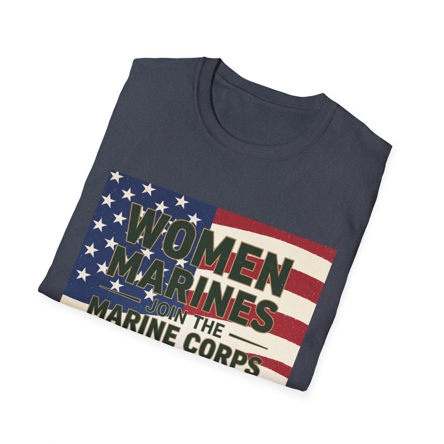 Women Marines Because We Like It Hard, Unisex T-Shirt,
