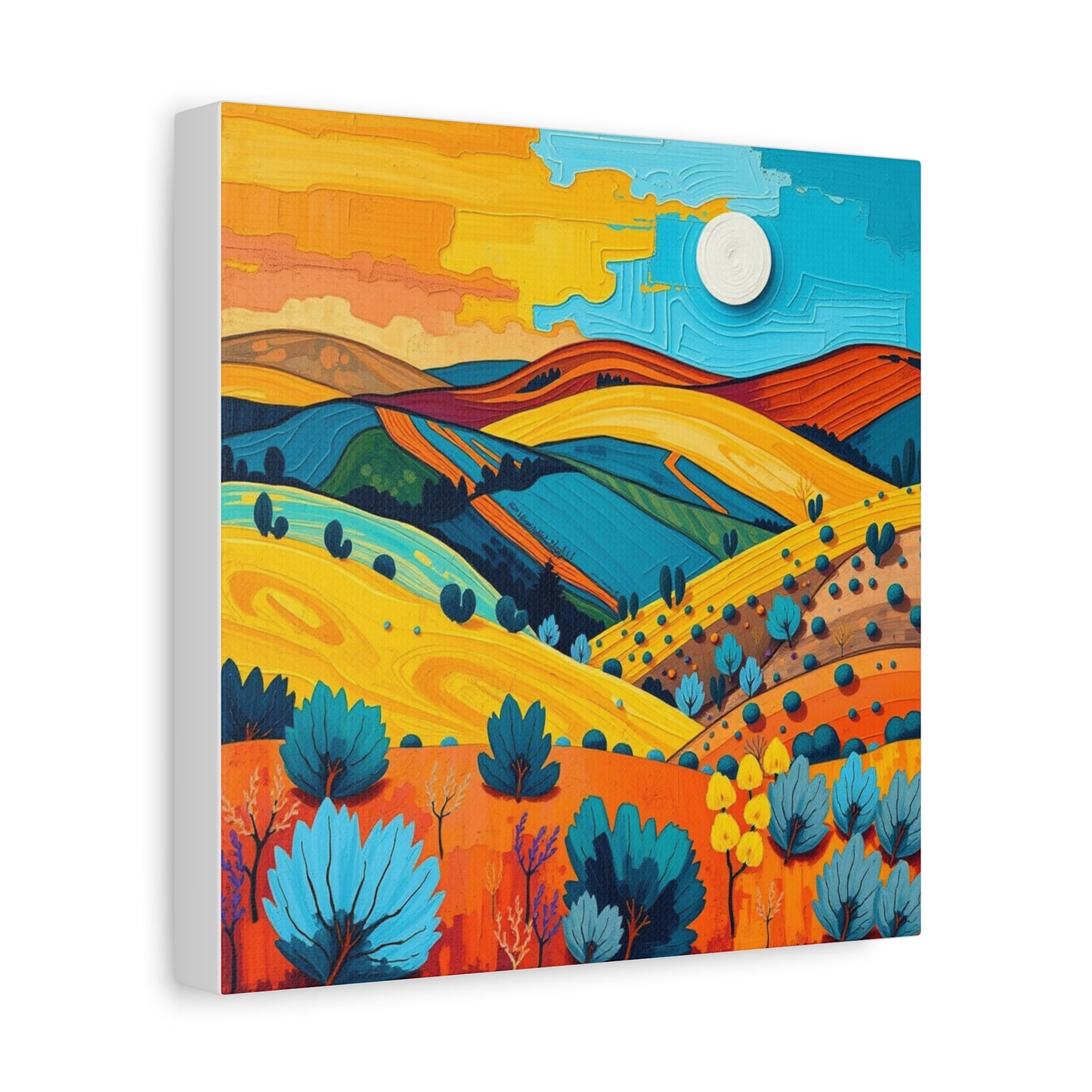 Canvas Wall Art - Black Hills Abstract Scenic Art