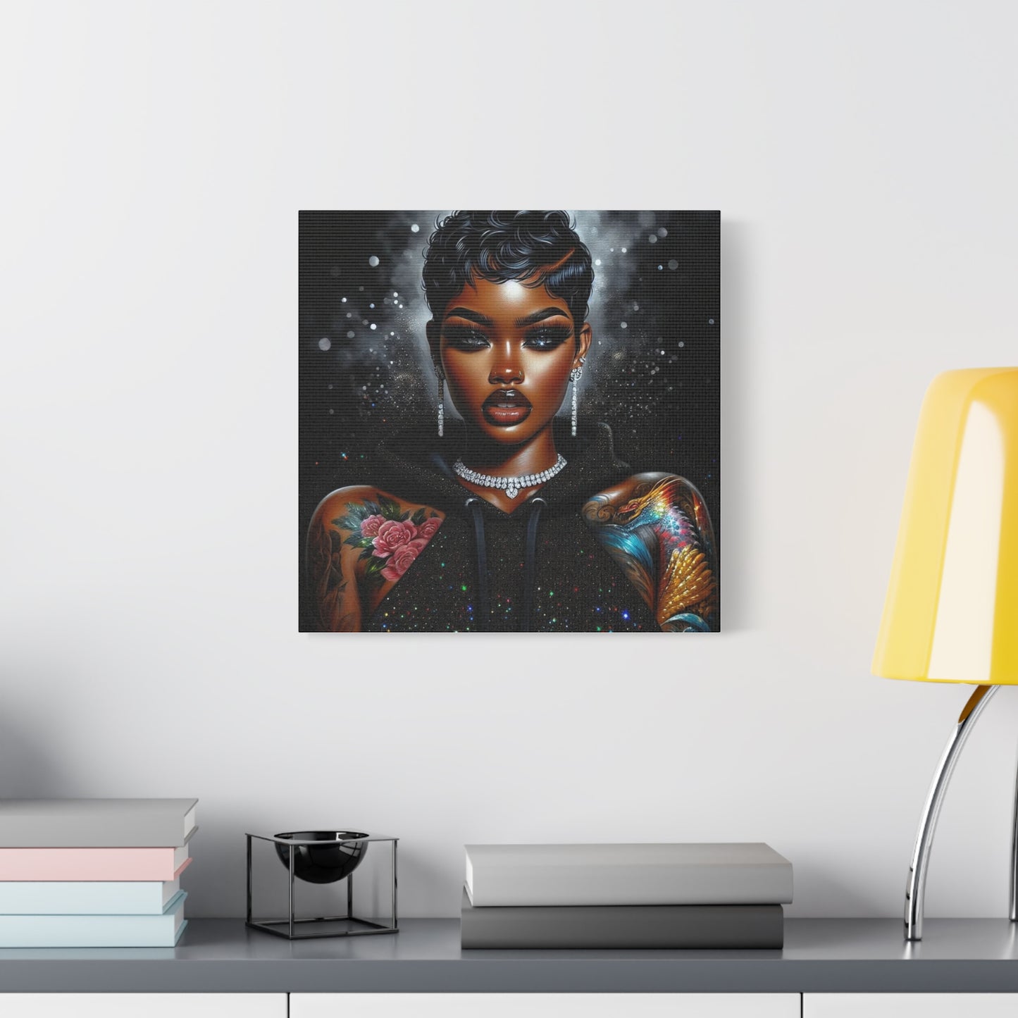 Beautiful Black Woman Canvas Art