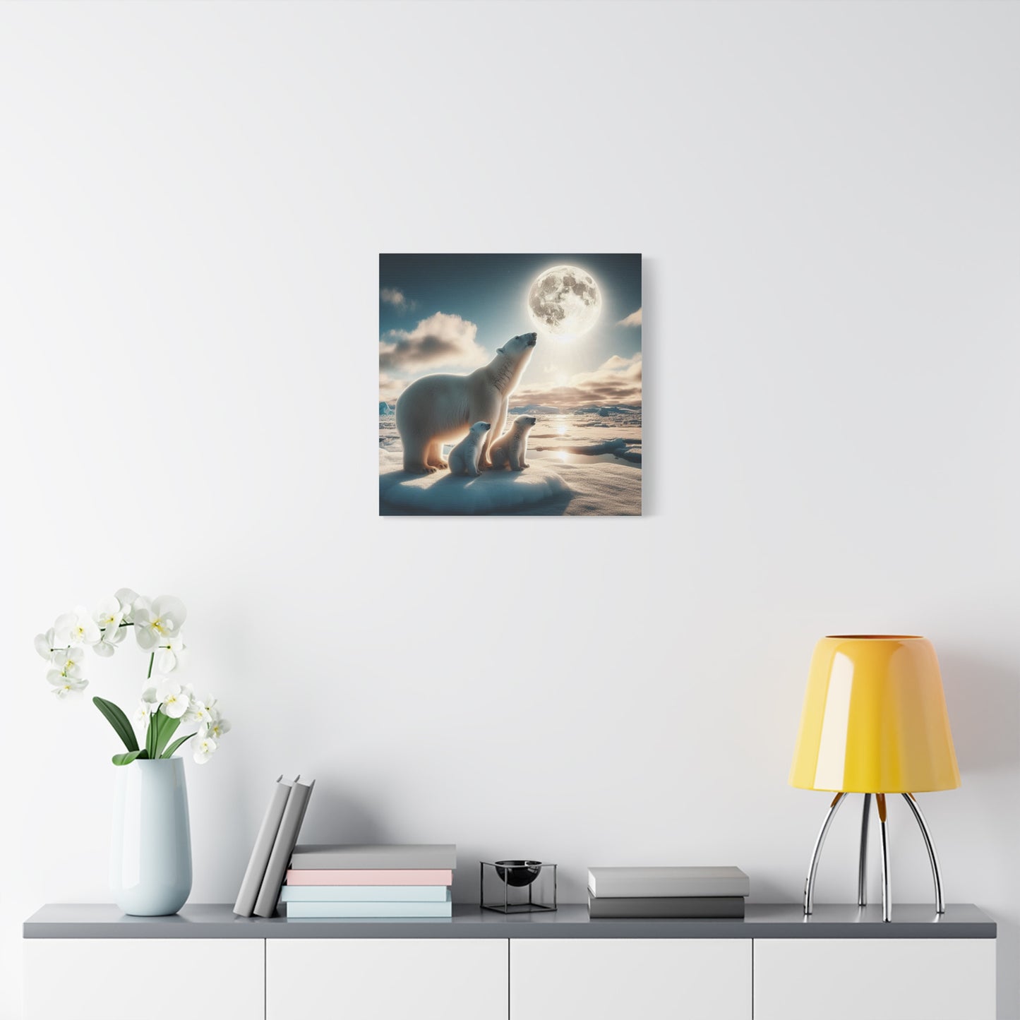 Canvas Print - Polar Bears Wall Art