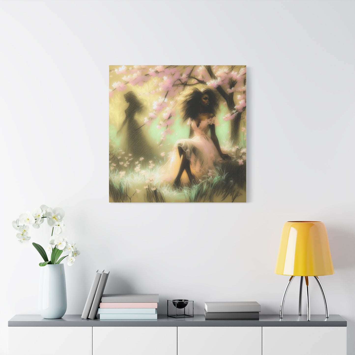 Beautiful Black Woman Canvas Art