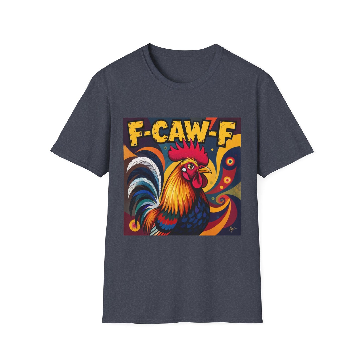 F-CAW-F Rooster Western Boho, Unisex T-Shirt,