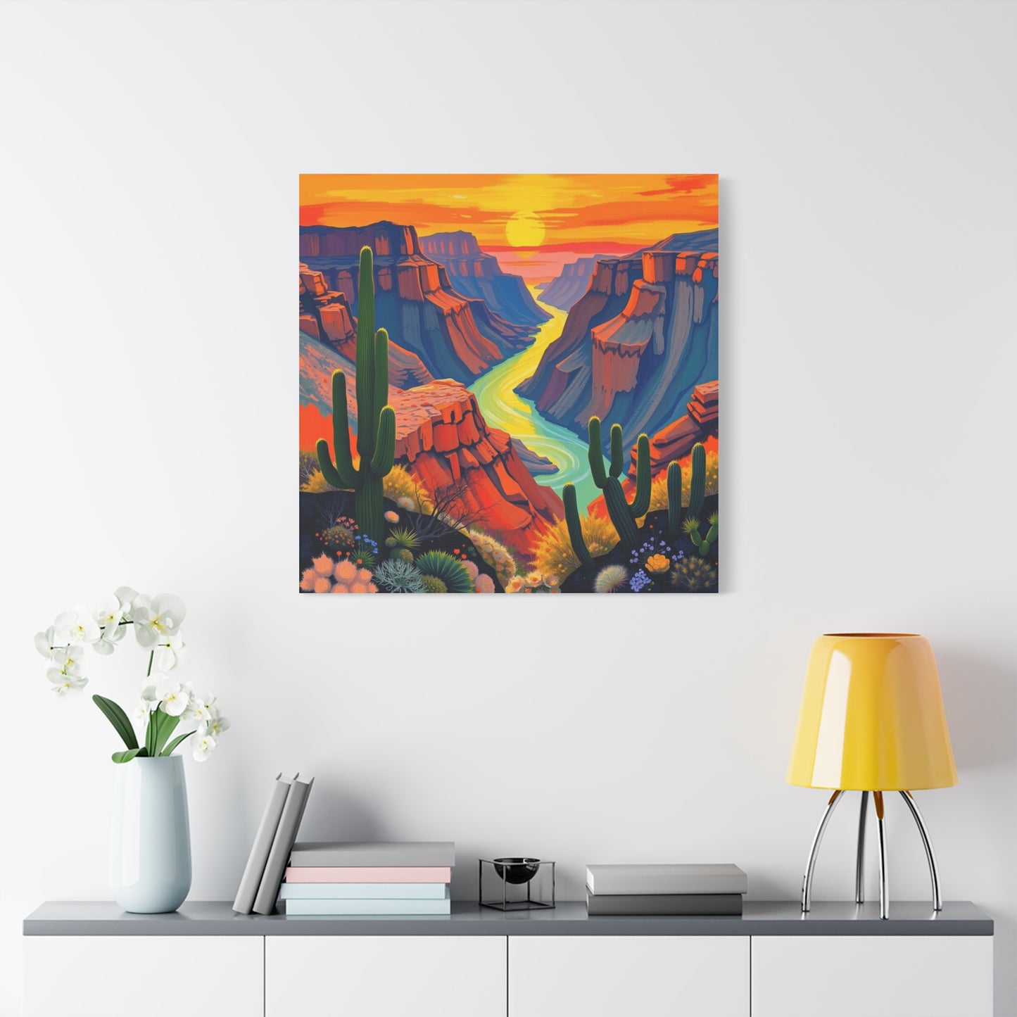 Canvas Print - Grand Canyon Abstract Art 1