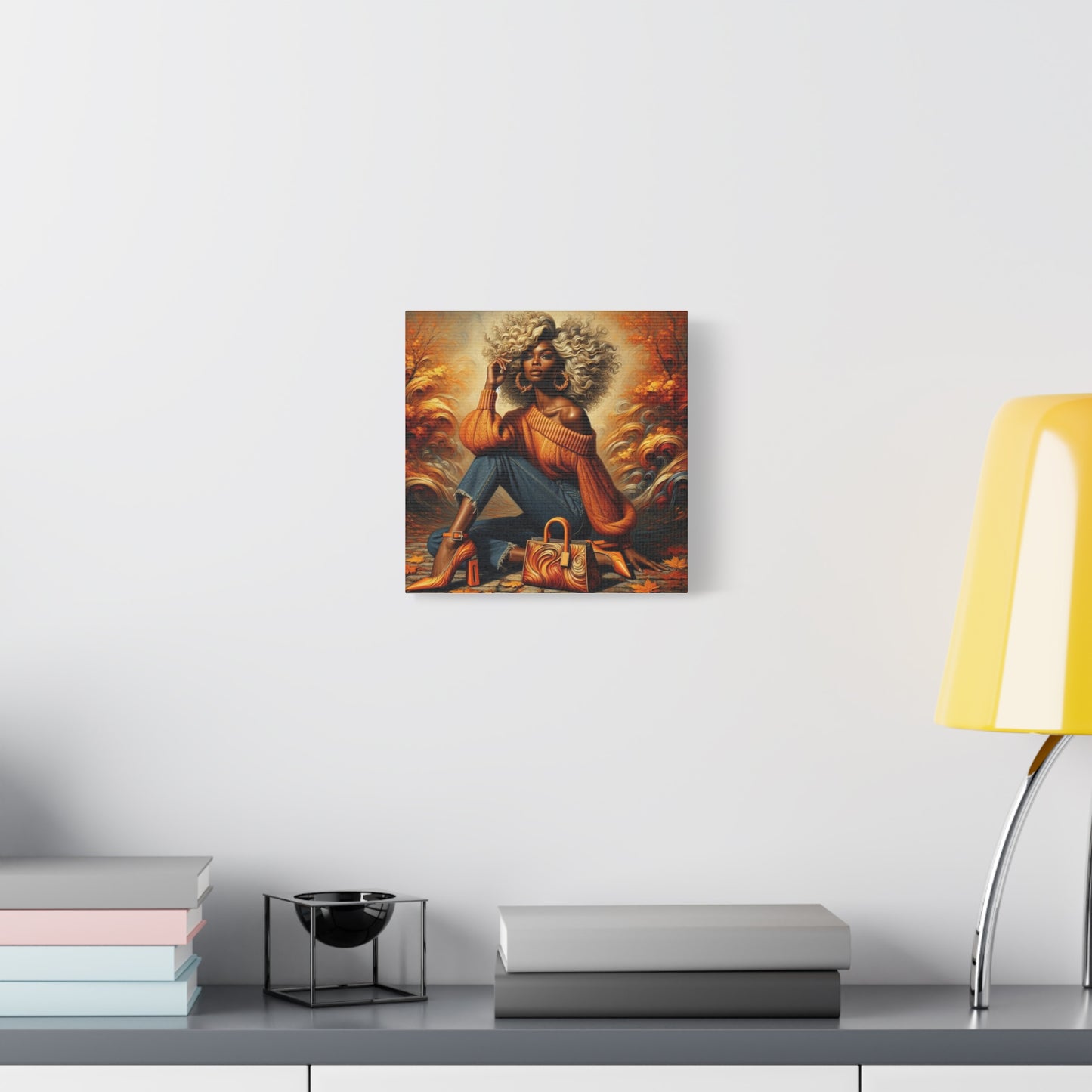 Beautiful Black Woman Canvas Art