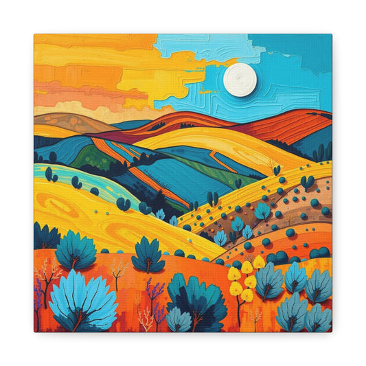 Canvas Print -Abstract 1 Southwest Landscape Wall Art
