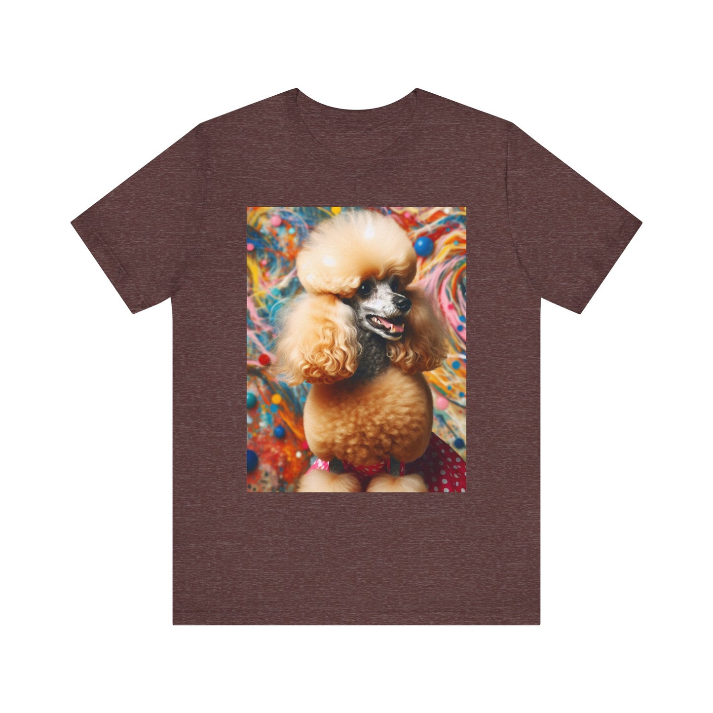 Retro Colorful Poodle Tee - Unisex Shirt
