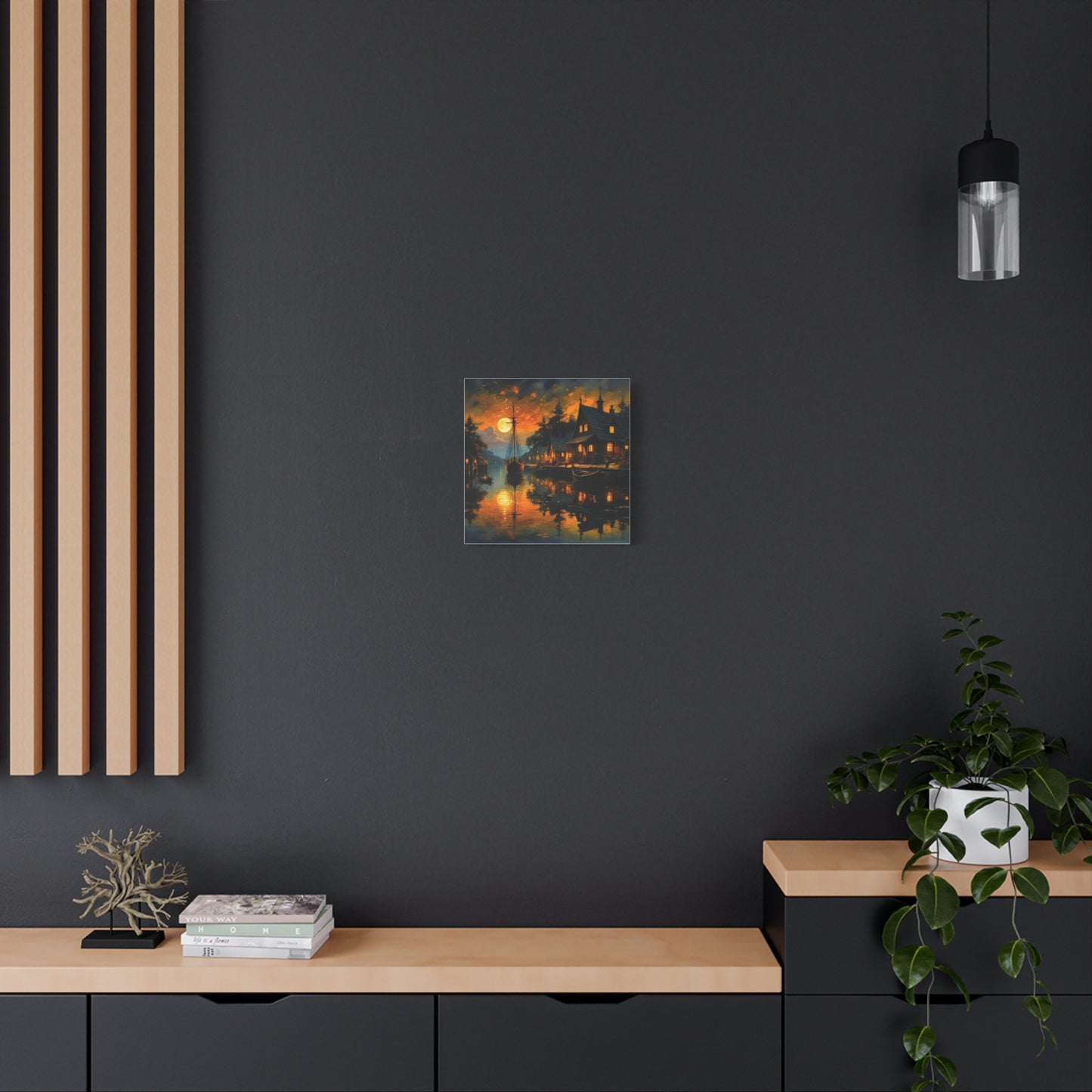 Wall Art - Harbor Glow Matte Canvas