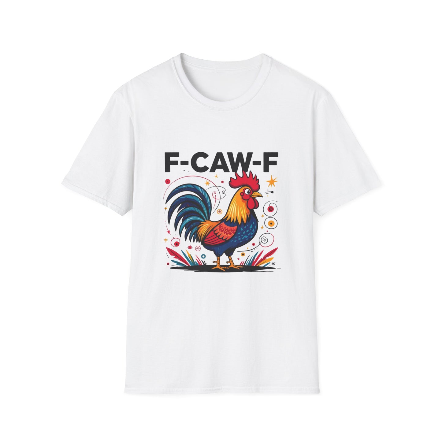 F-CAW-F Rooster Western Boho, Unisex T-Shirt,