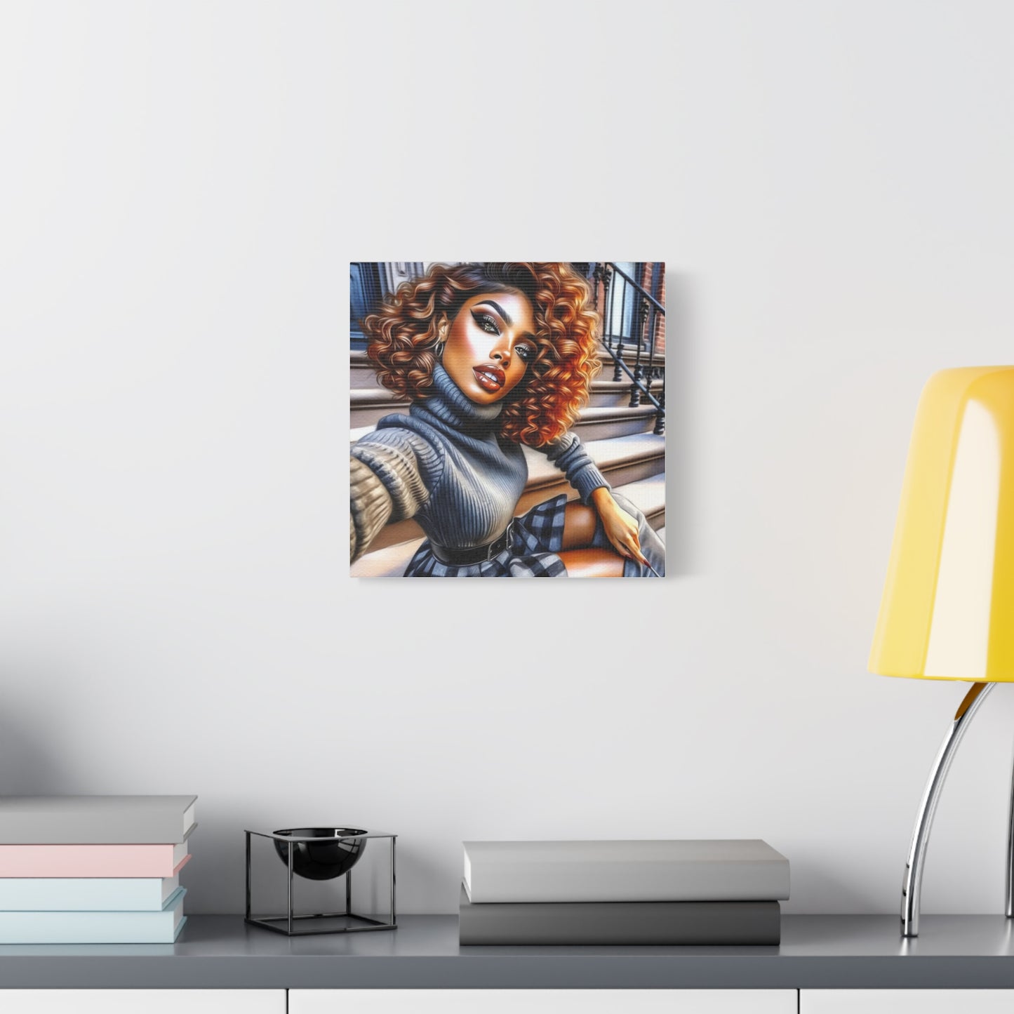Beautiful Black Woman Canvas Art