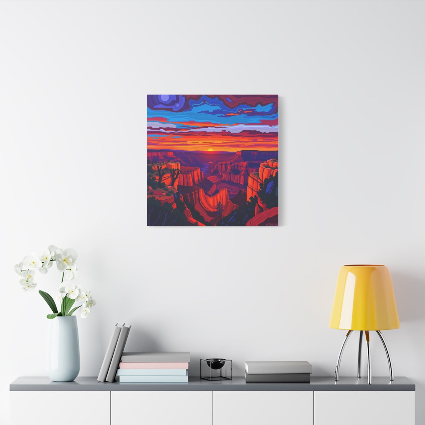 Canvas Print - Grand Canyon Abstract Art 2