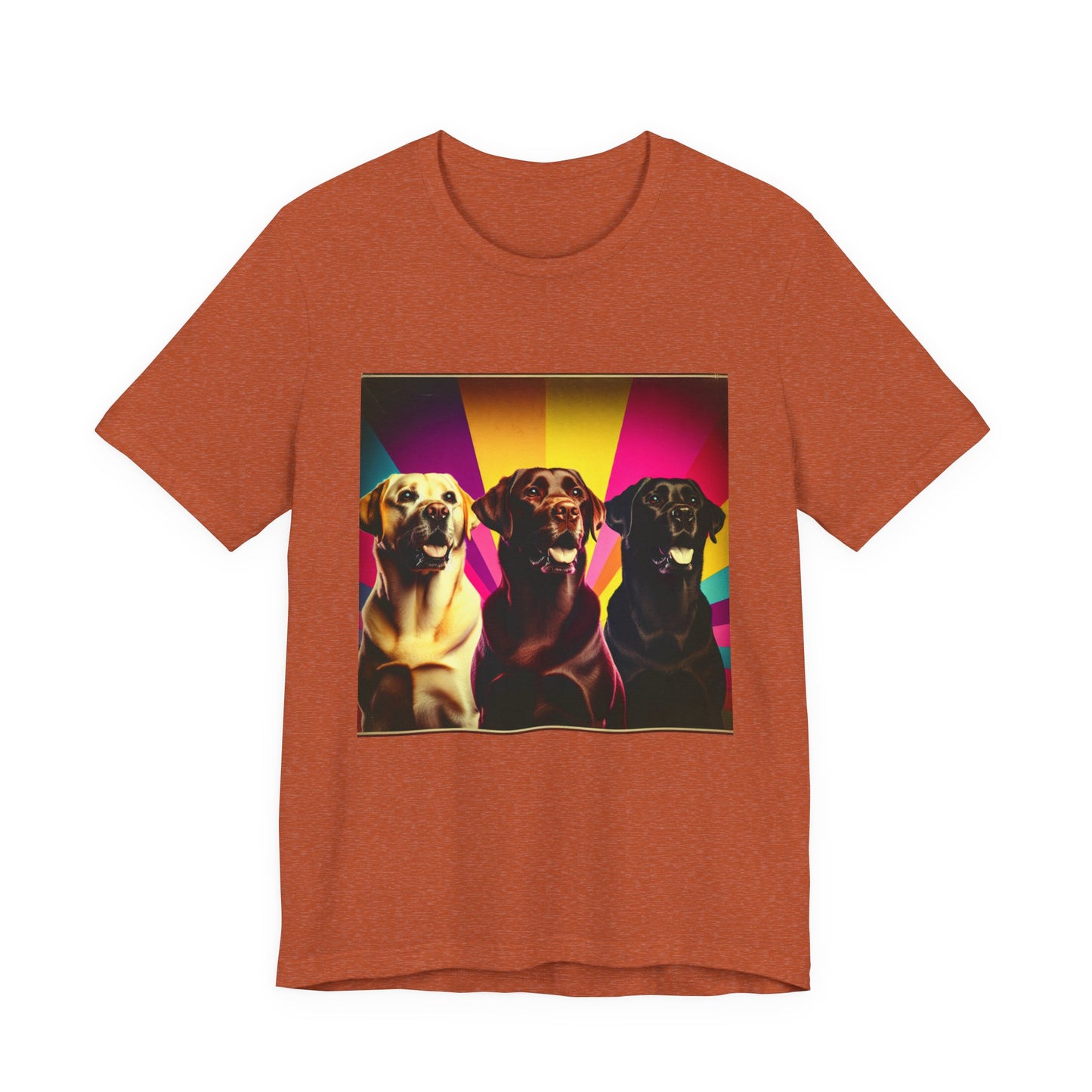 Retro Colorful Labrador Retrievers Tee - Unisex Shirt