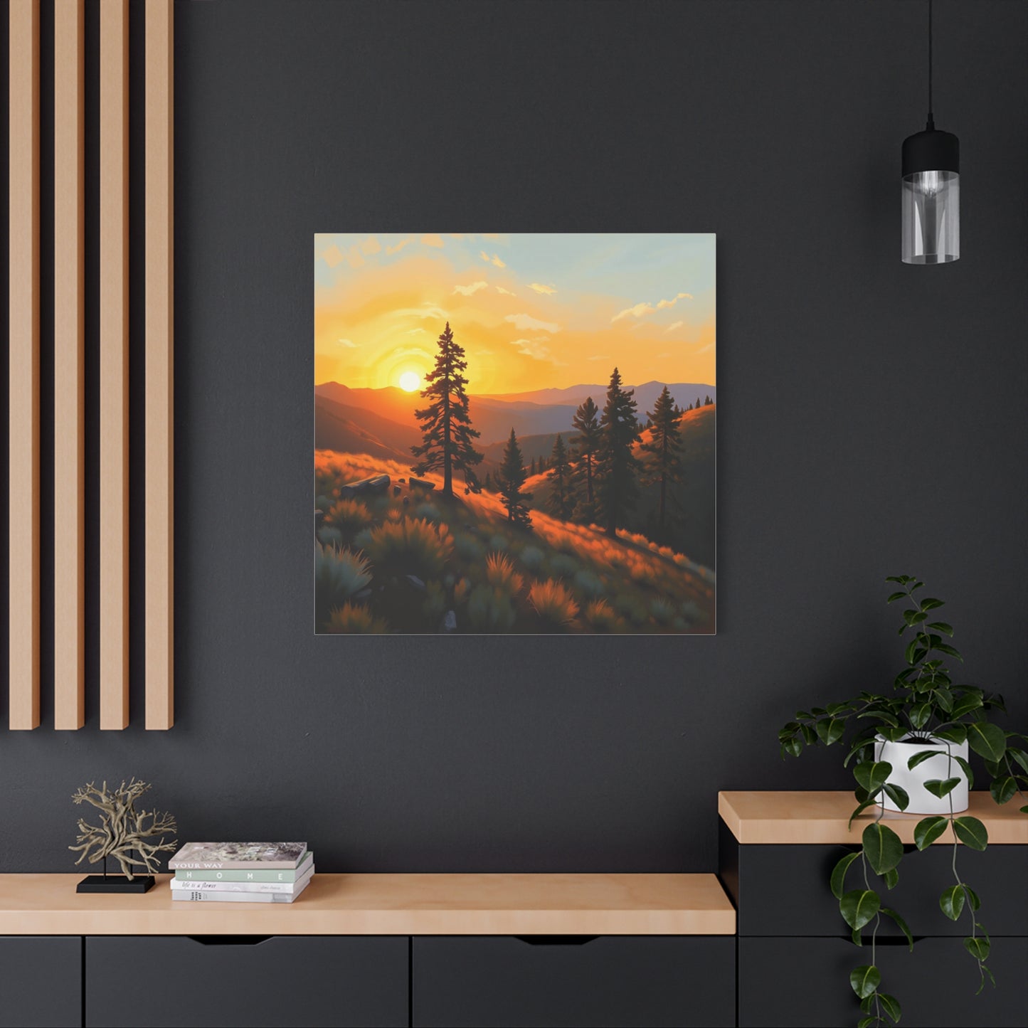 Canvas Wall Art - Black Hills Scenic
