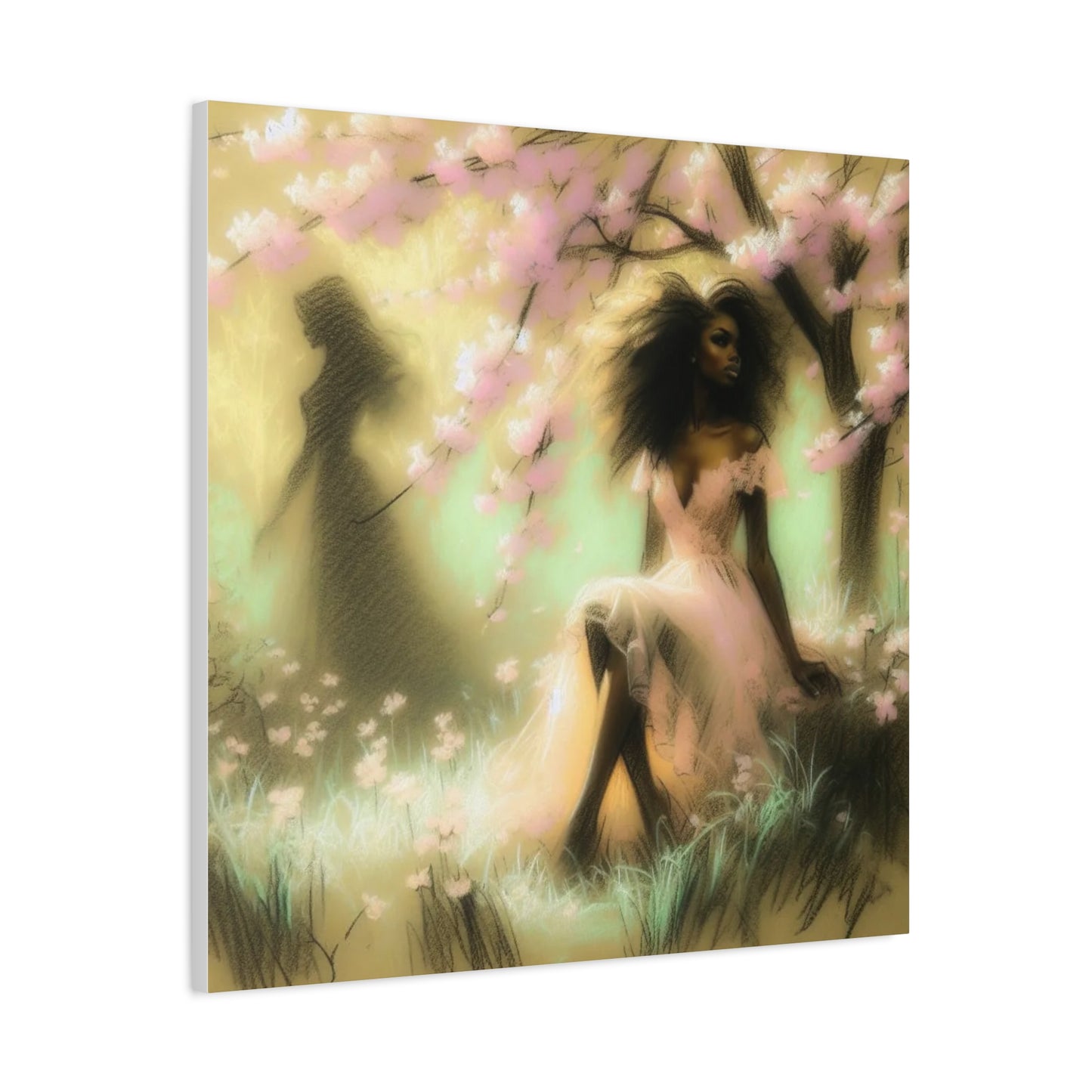 Beautiful Black Woman Canvas Art