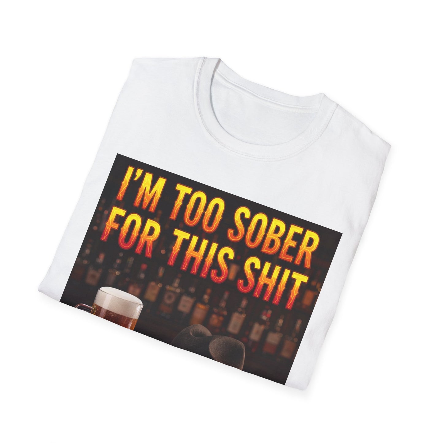 I'm Too Sober for This Shit Western Boho, Unisex T-Shirt,