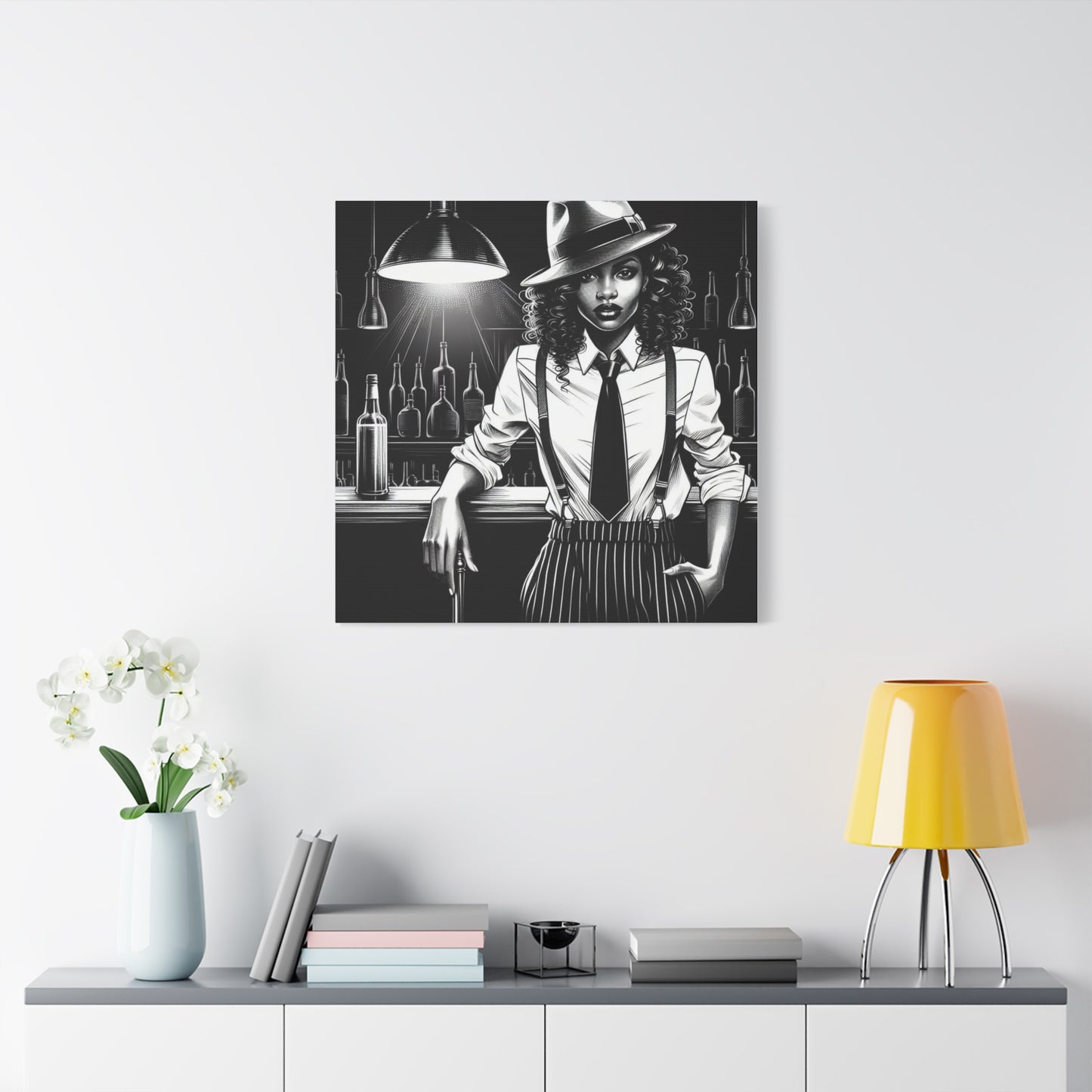 Beautiful Black Woman Canvas Art