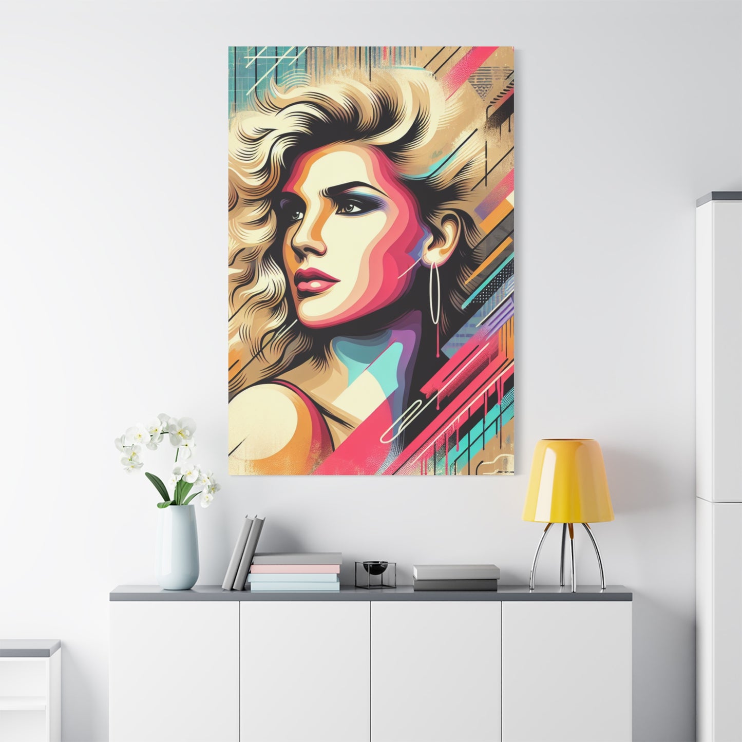 Pretty Woman Abstract Art