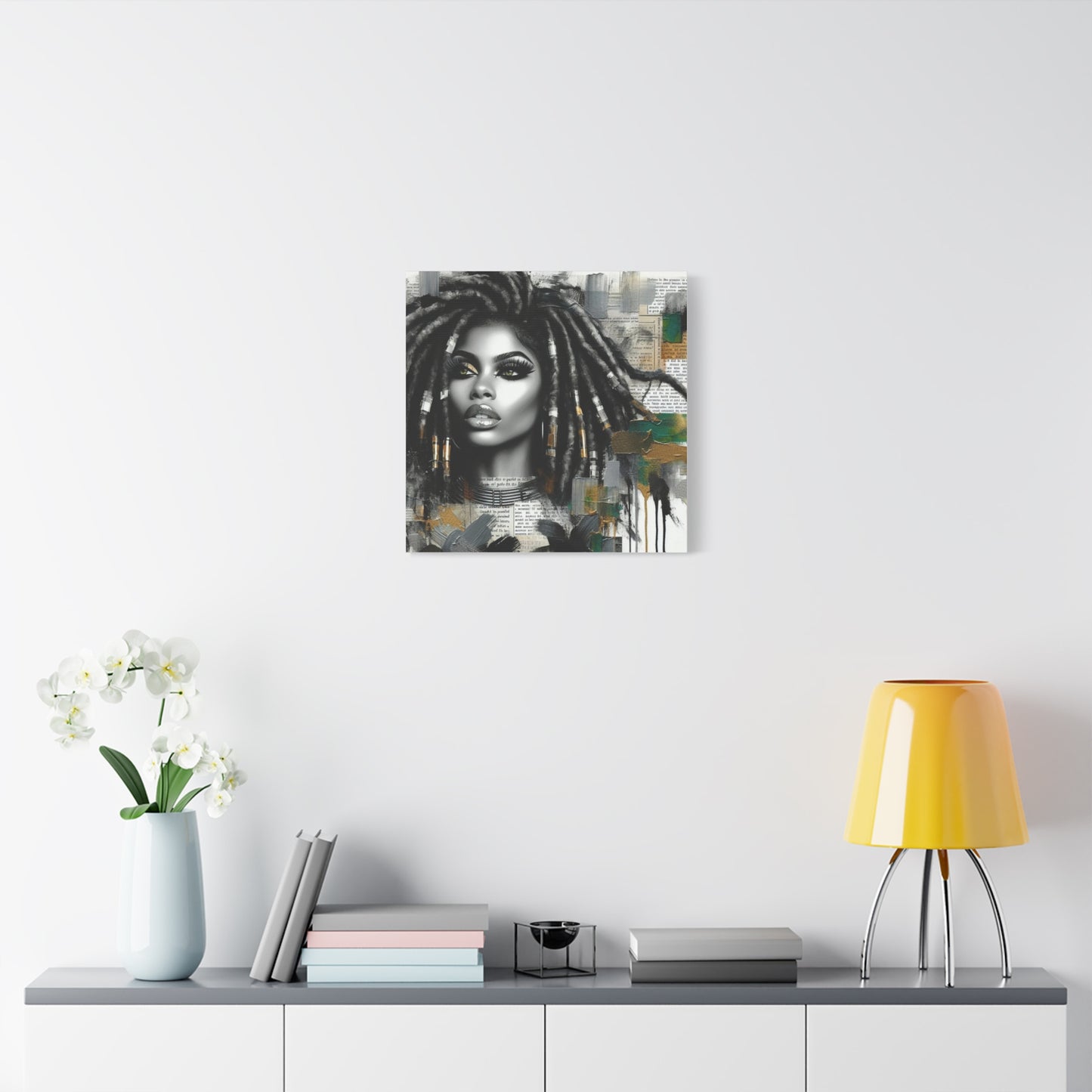 Beautiful Black Woman Canvas Art
