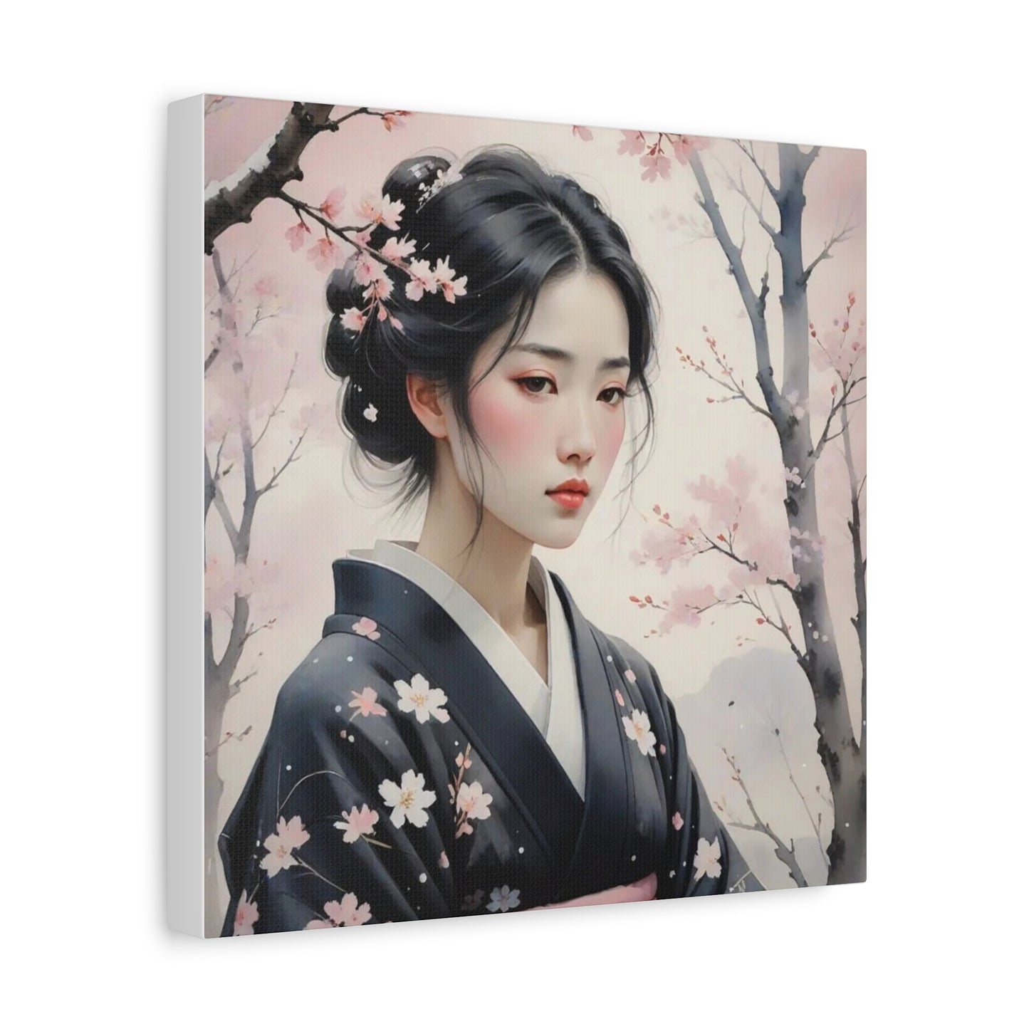 Beautiful Woman Asian Abstract Art