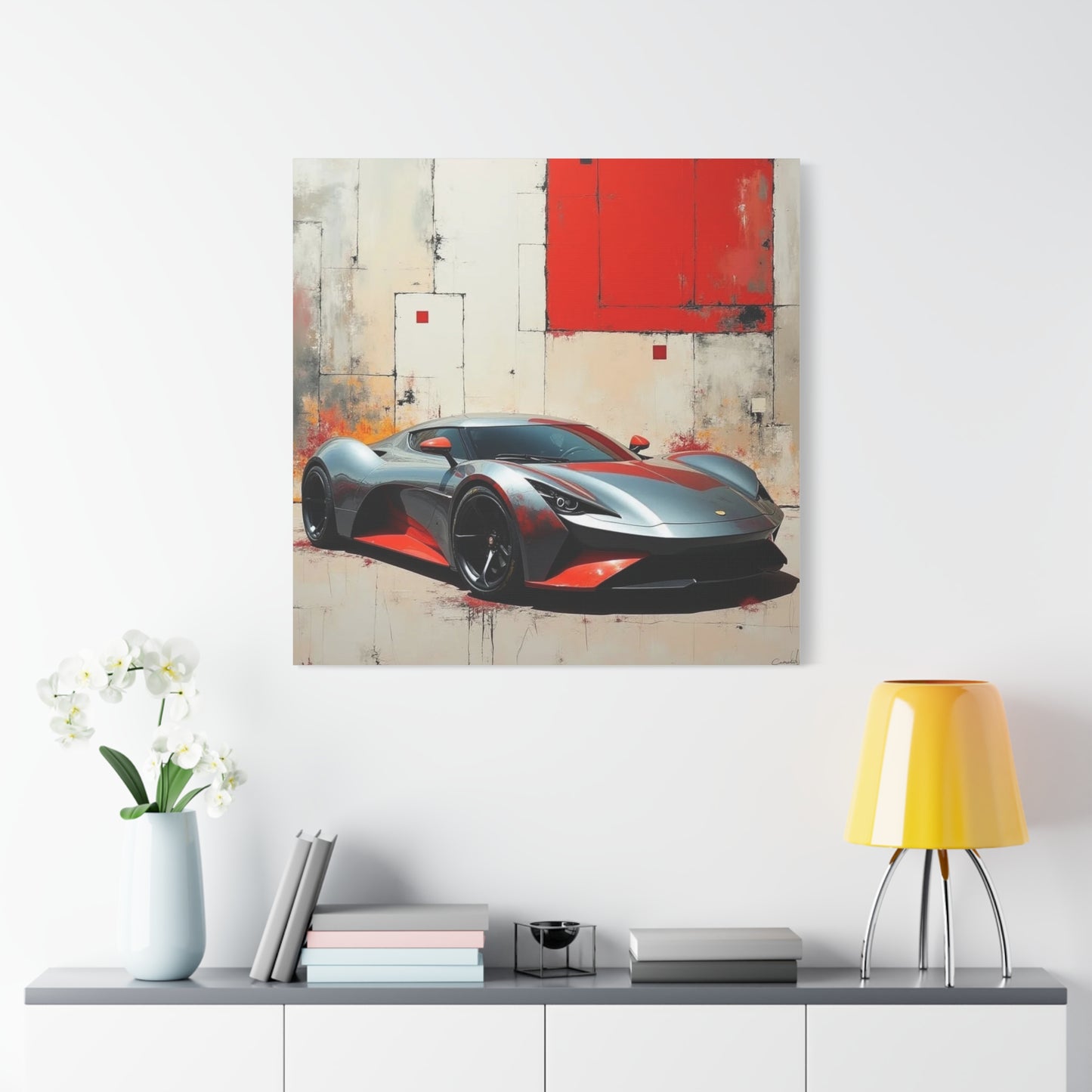 Sports Car Abstract Art