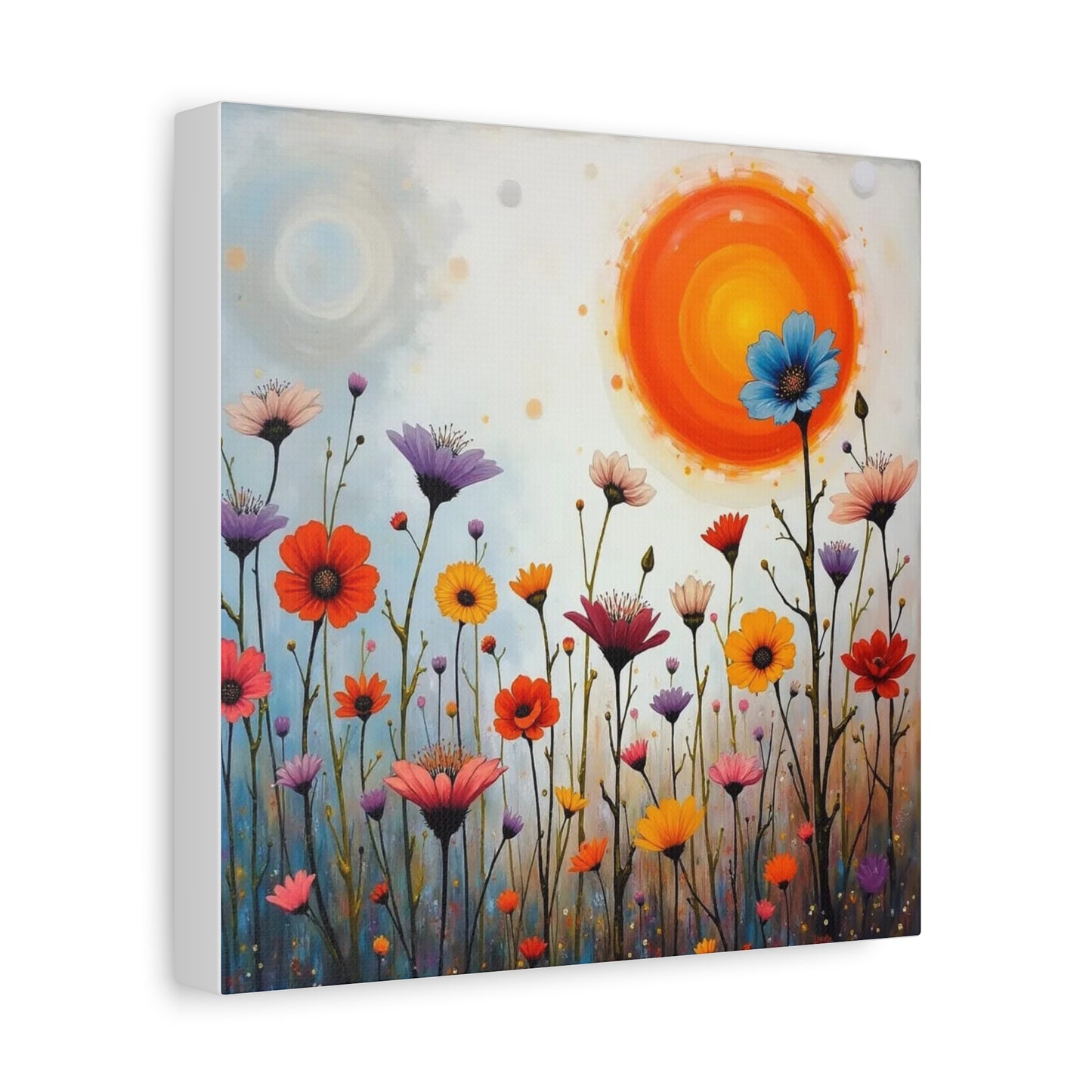 Flowers in the Sun Abstract Art