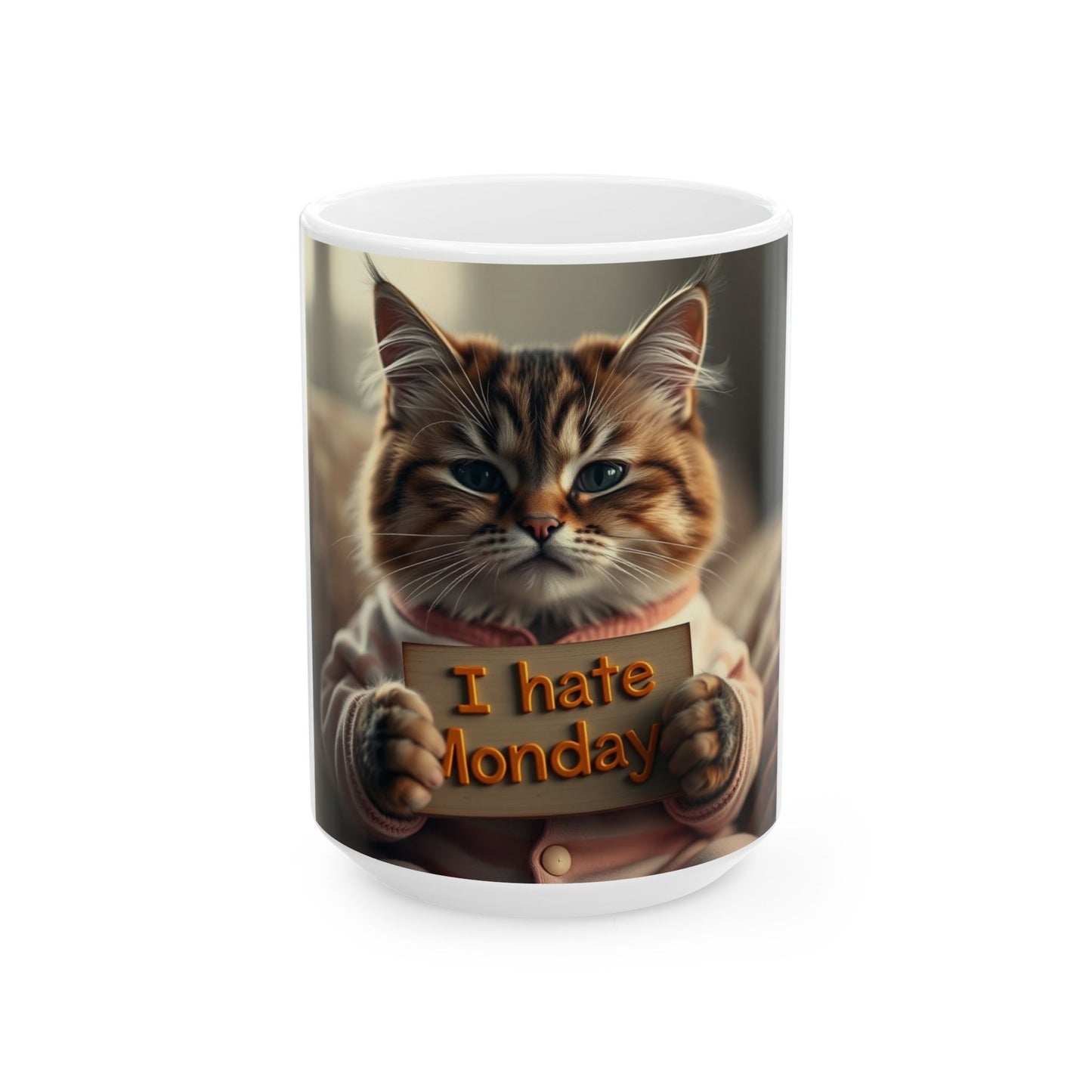 I Hate Monday Ceramic Mug (11oz, 15oz)