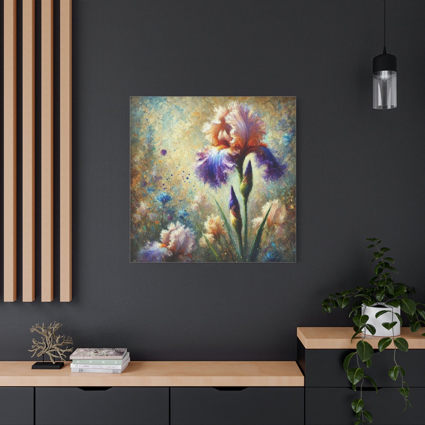 Canvas Print - Iris for Celebration Wall Art