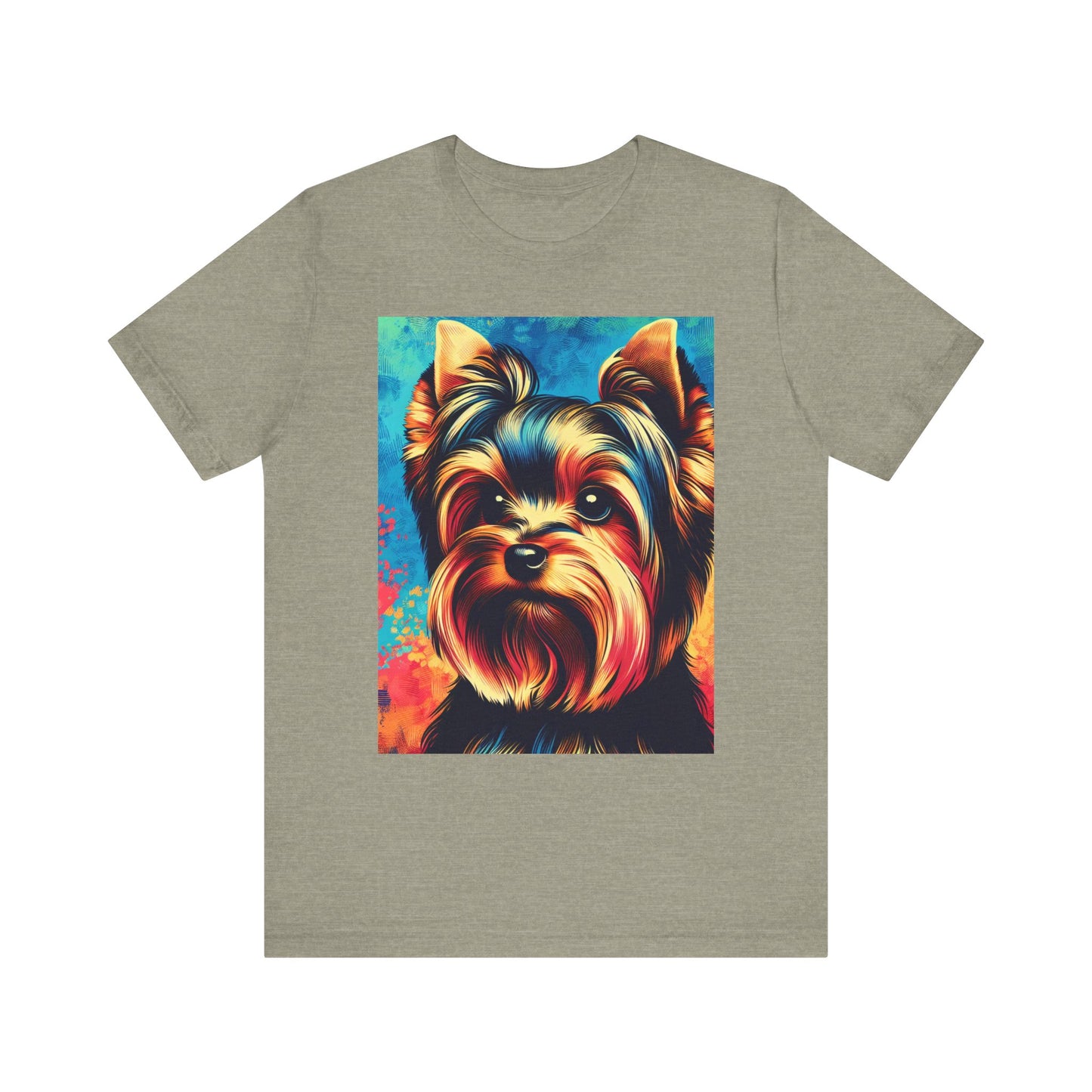 Retro Colorful Yorkie Tee - Unisex Shirt