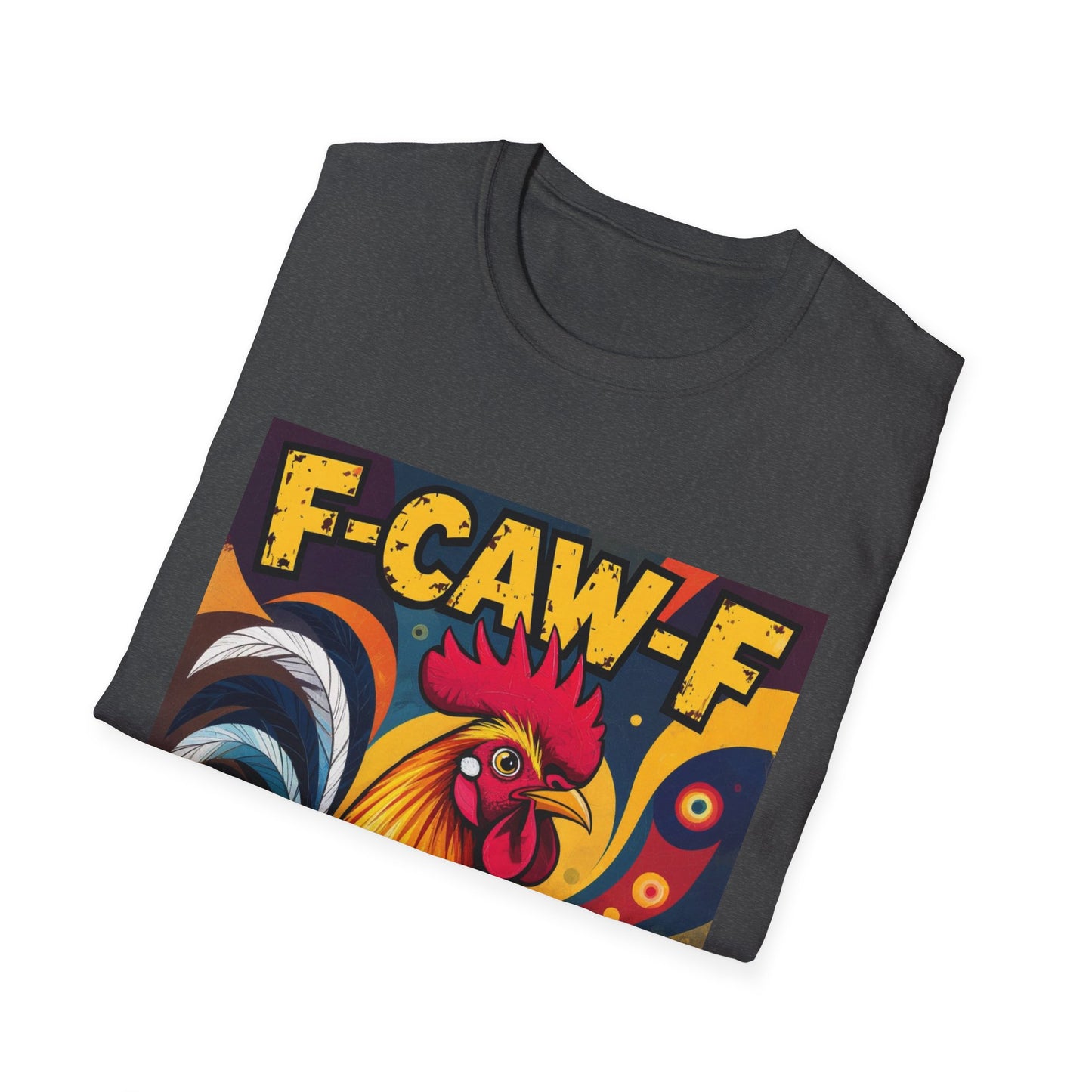 F-CAW-F Rooster Western Boho, Unisex T-Shirt,