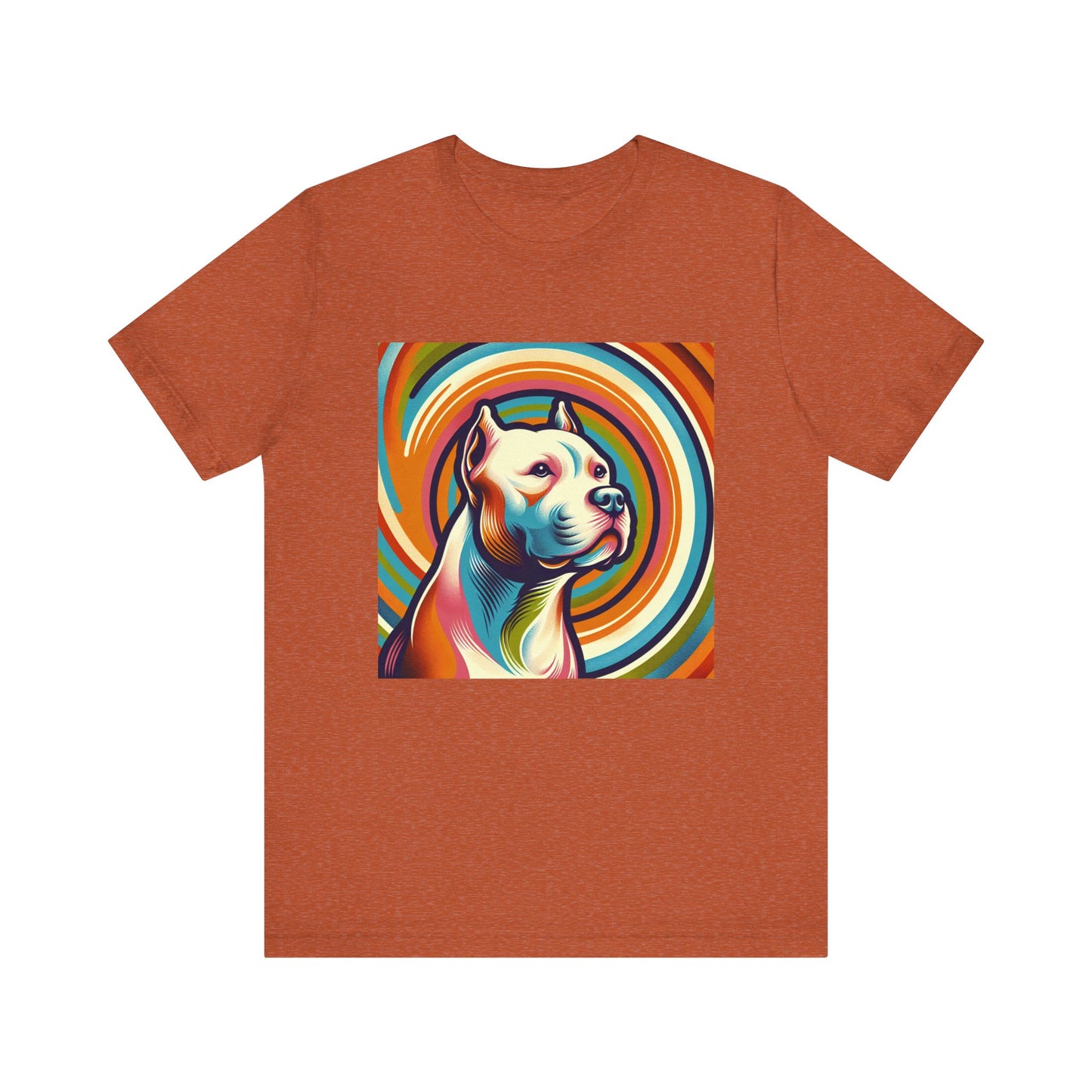 Retro Colorful Pit Bull Tee - Unisex Shirt