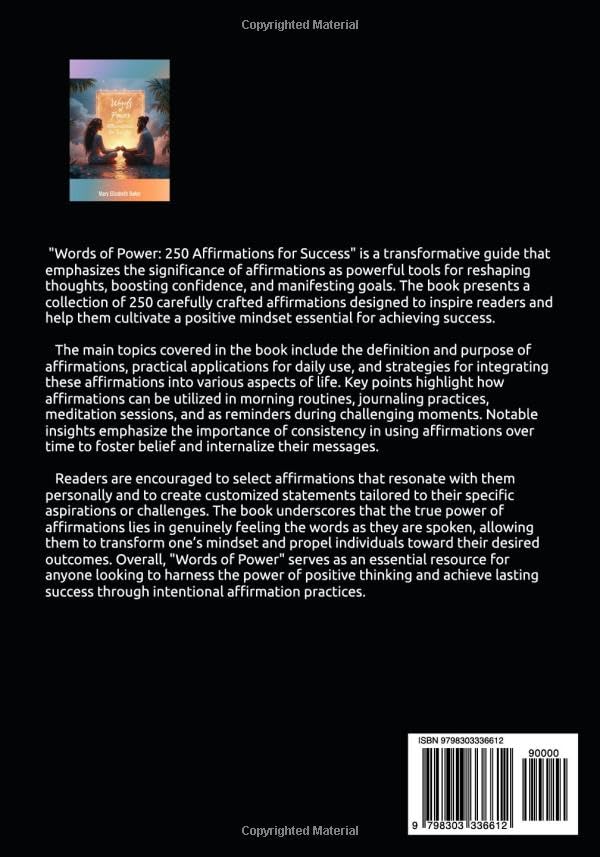 Words of Power: 250 Affirmations for Succes