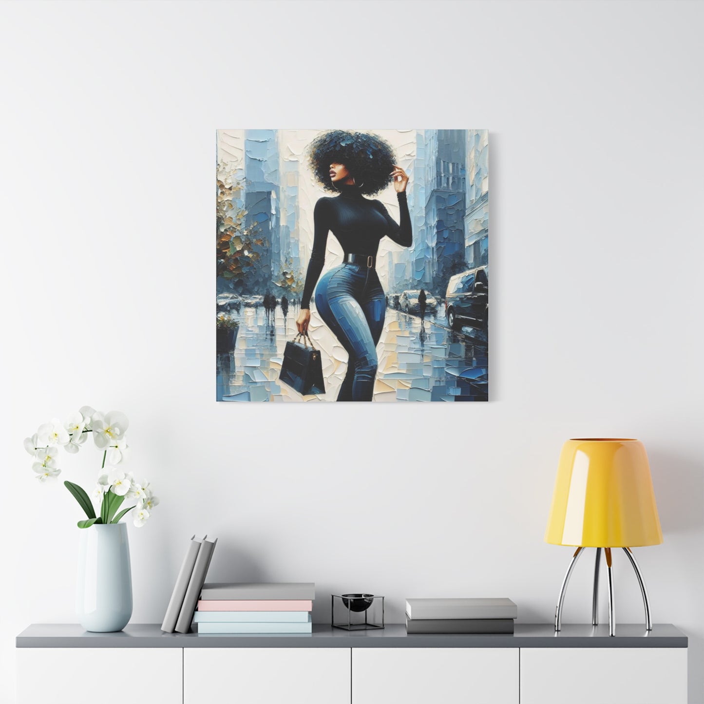 Beautiful Black Woman Canvas Art