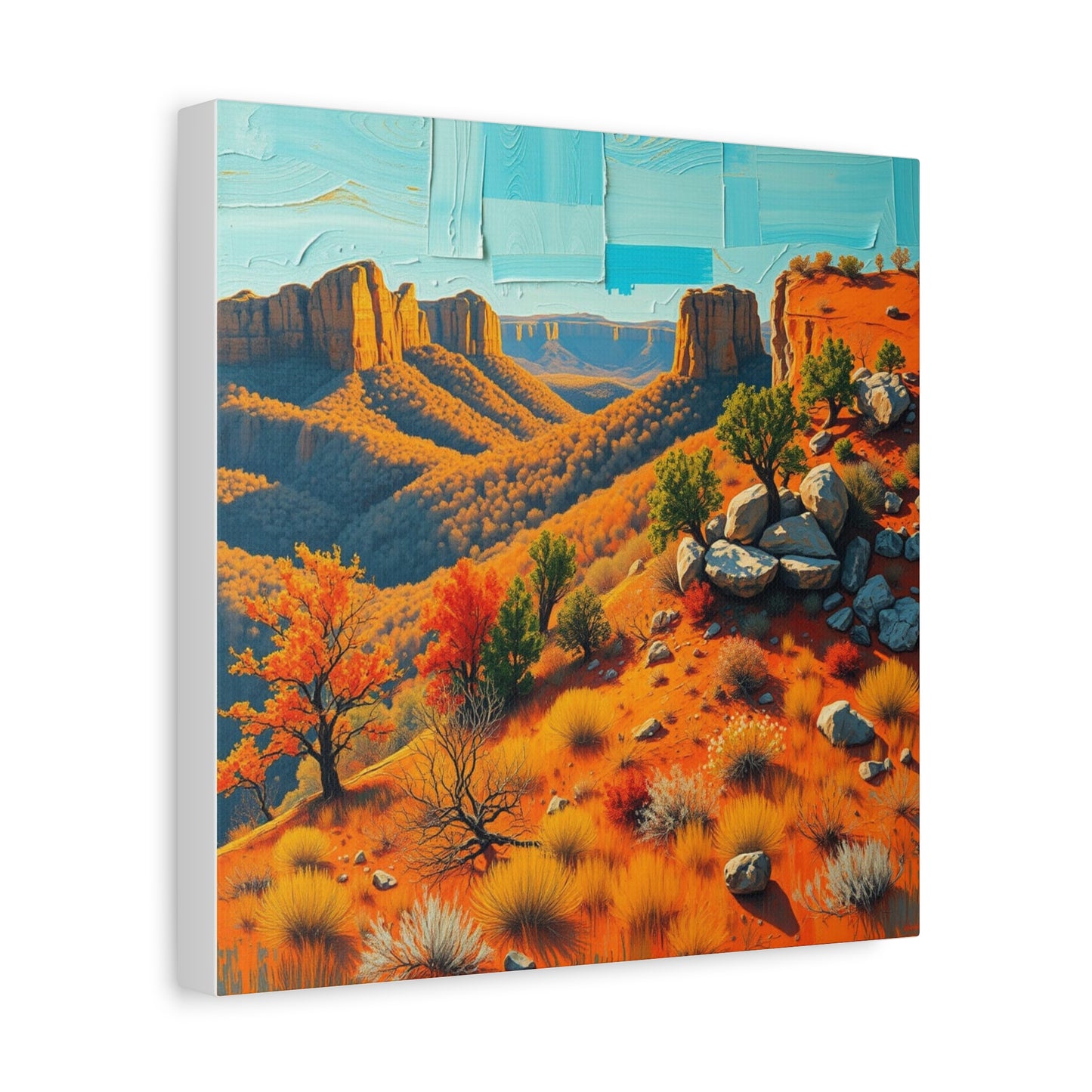 Canvas Print -Abstract 3 Southwest Landscape Wall Art