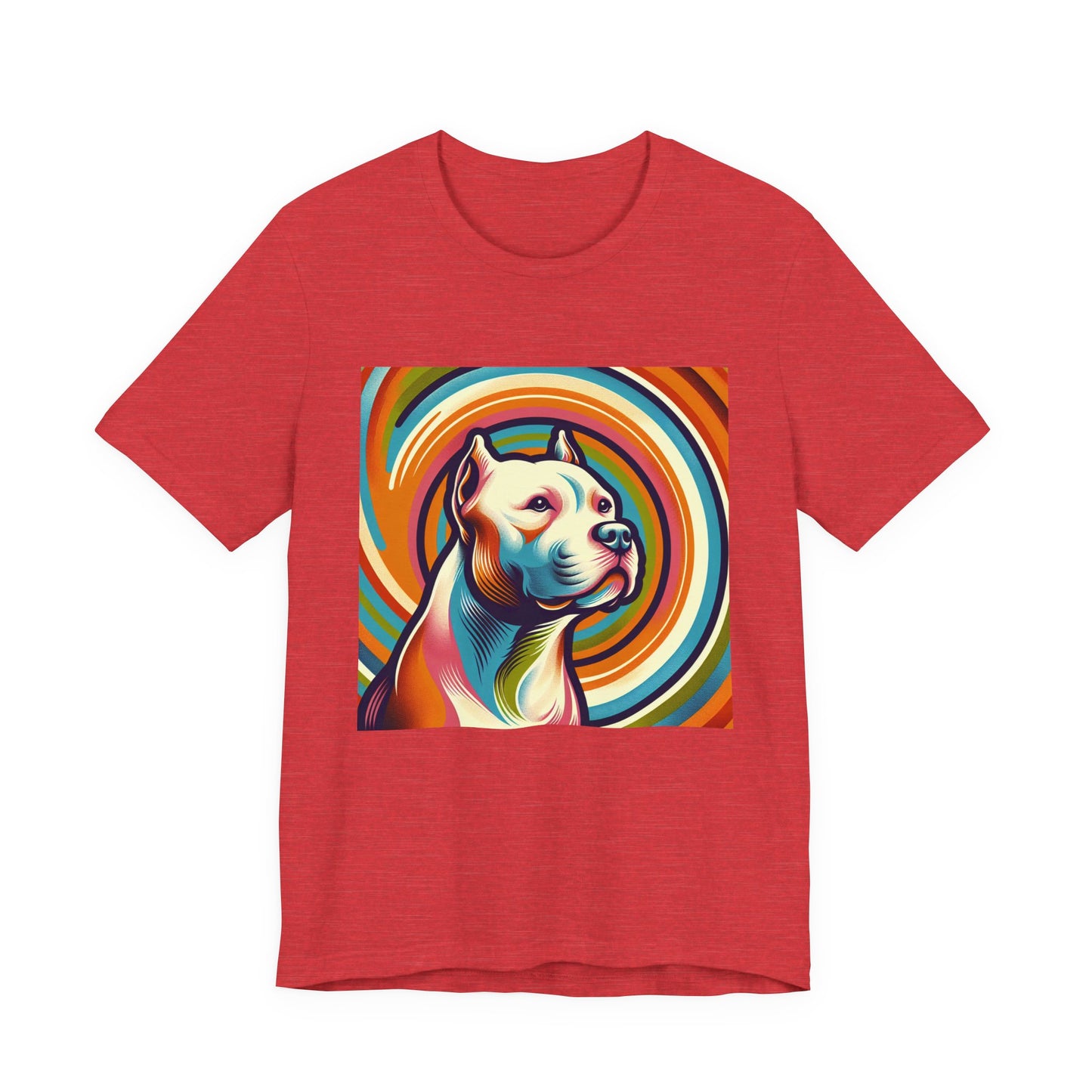 Retro Colorful Pit Bull Tee - Unisex Shirt