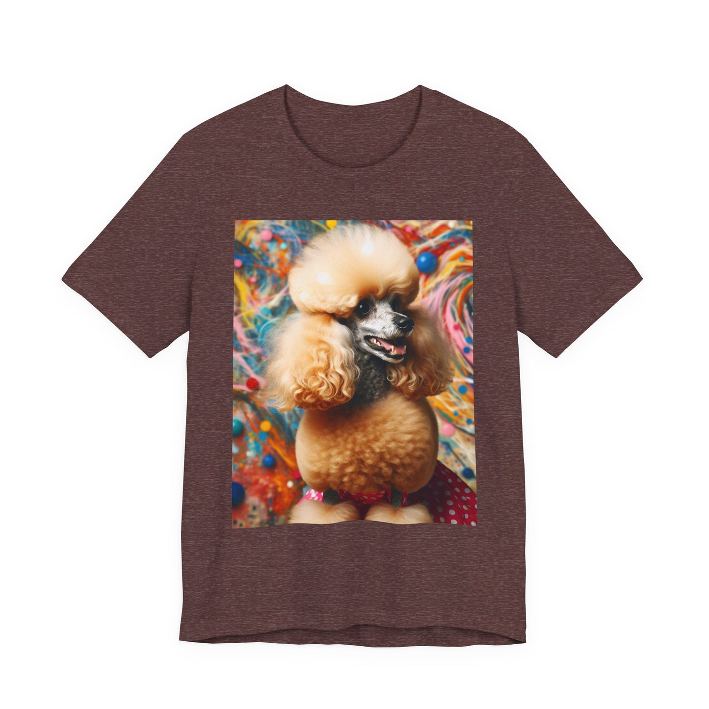 Retro Colorful Poodle Tee - Unisex Shirt