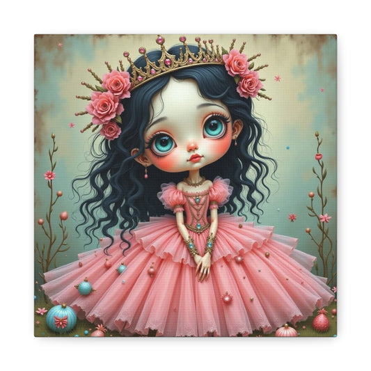 Girl in a Pink Dress Art