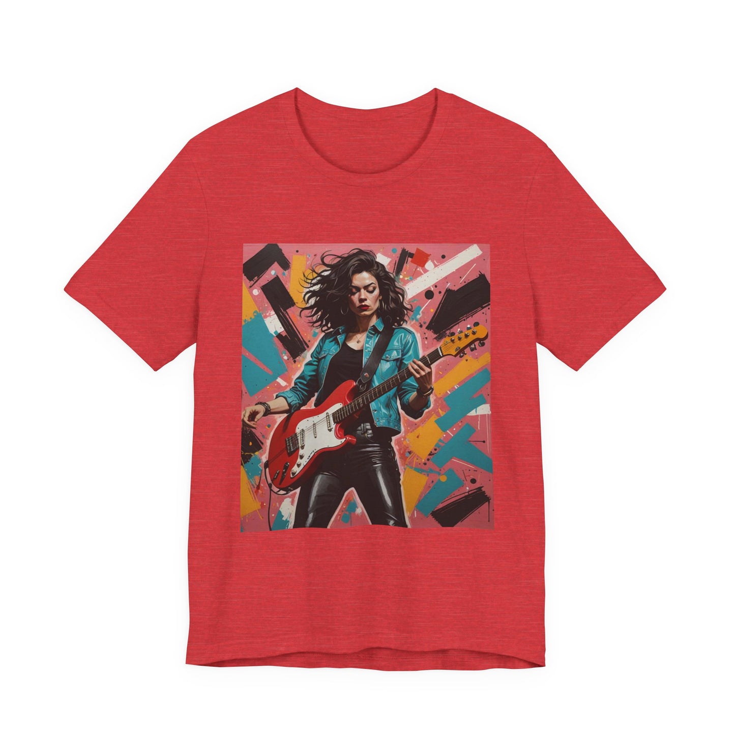 Female Rocker Abstract T-Shirt 3