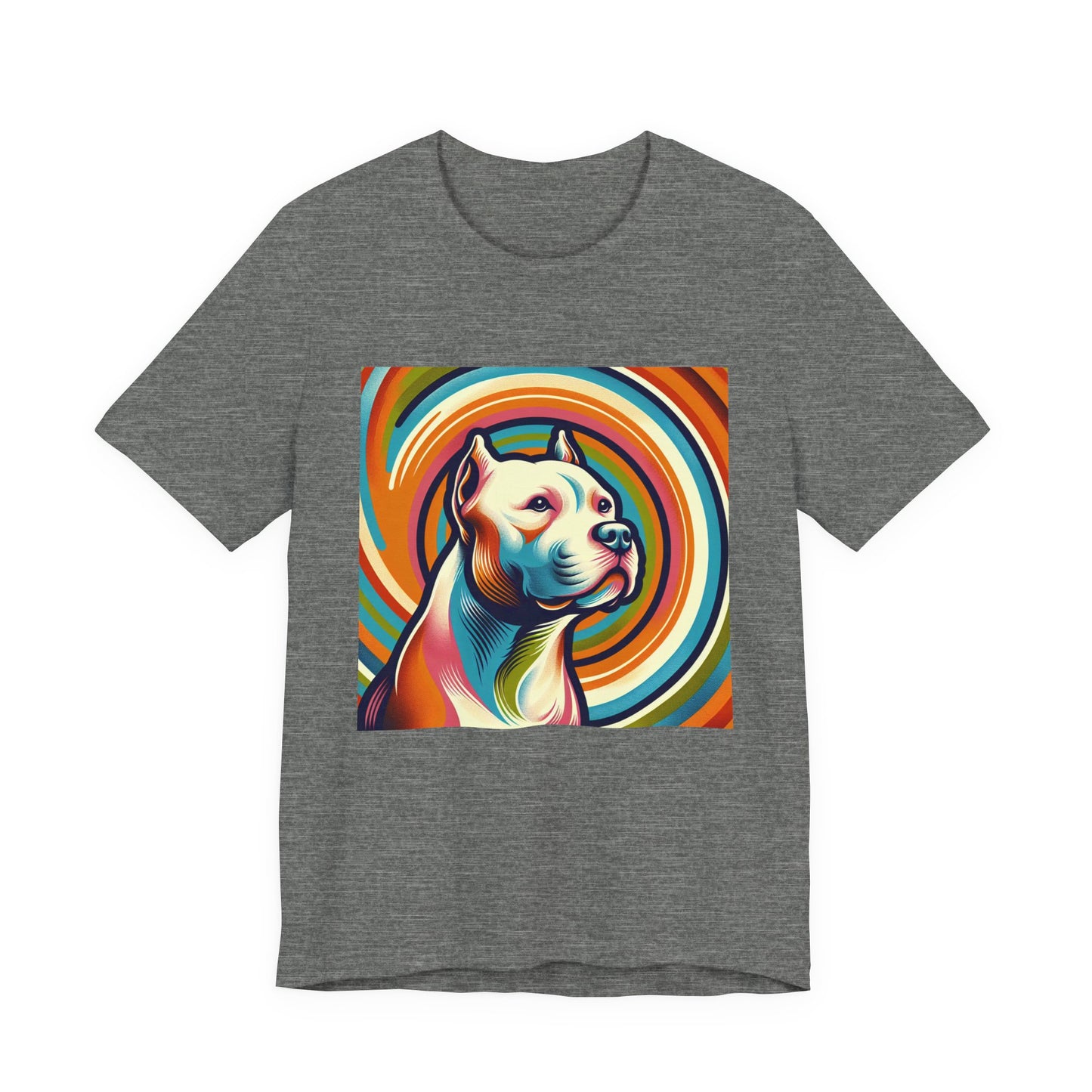 Retro Colorful Pit Bull Tee - Unisex Shirt