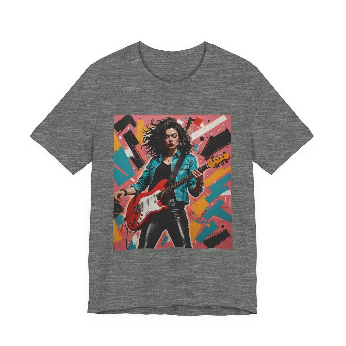 Female Rocker Abstract T-Shirt 3