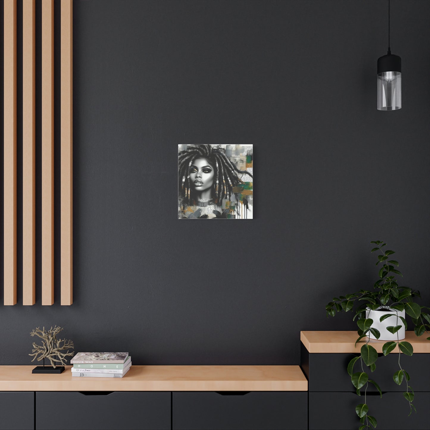 Beautiful Black Woman Canvas Art