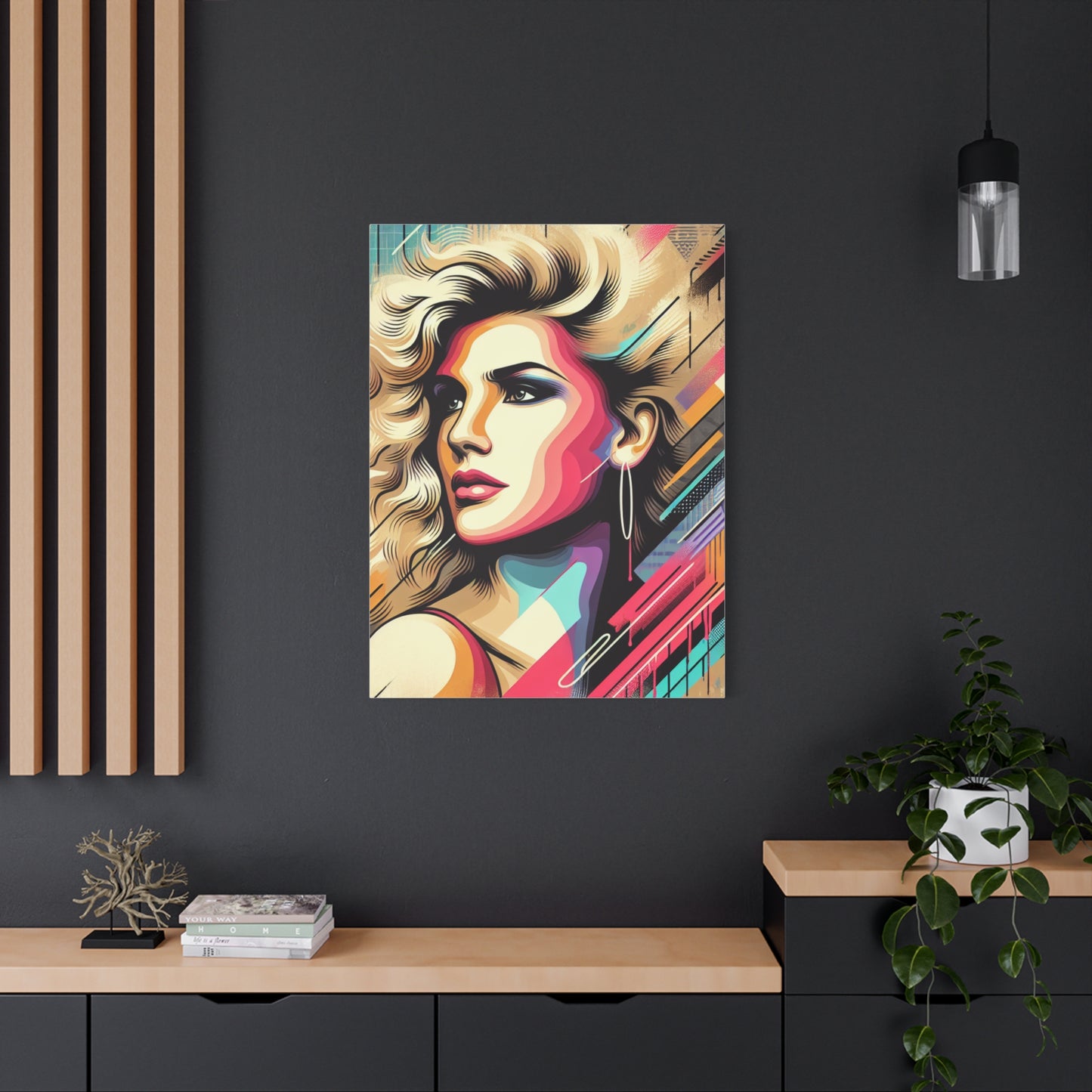 Pretty Woman Abstract Art
