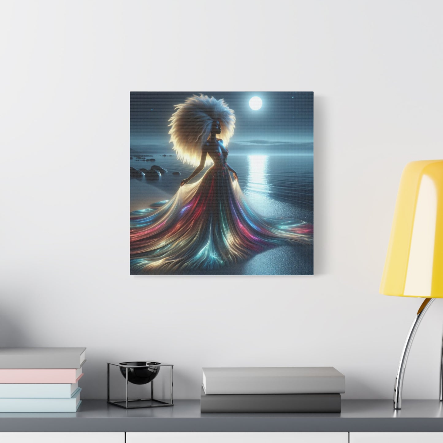Beautiful Black Woman Canvas Art